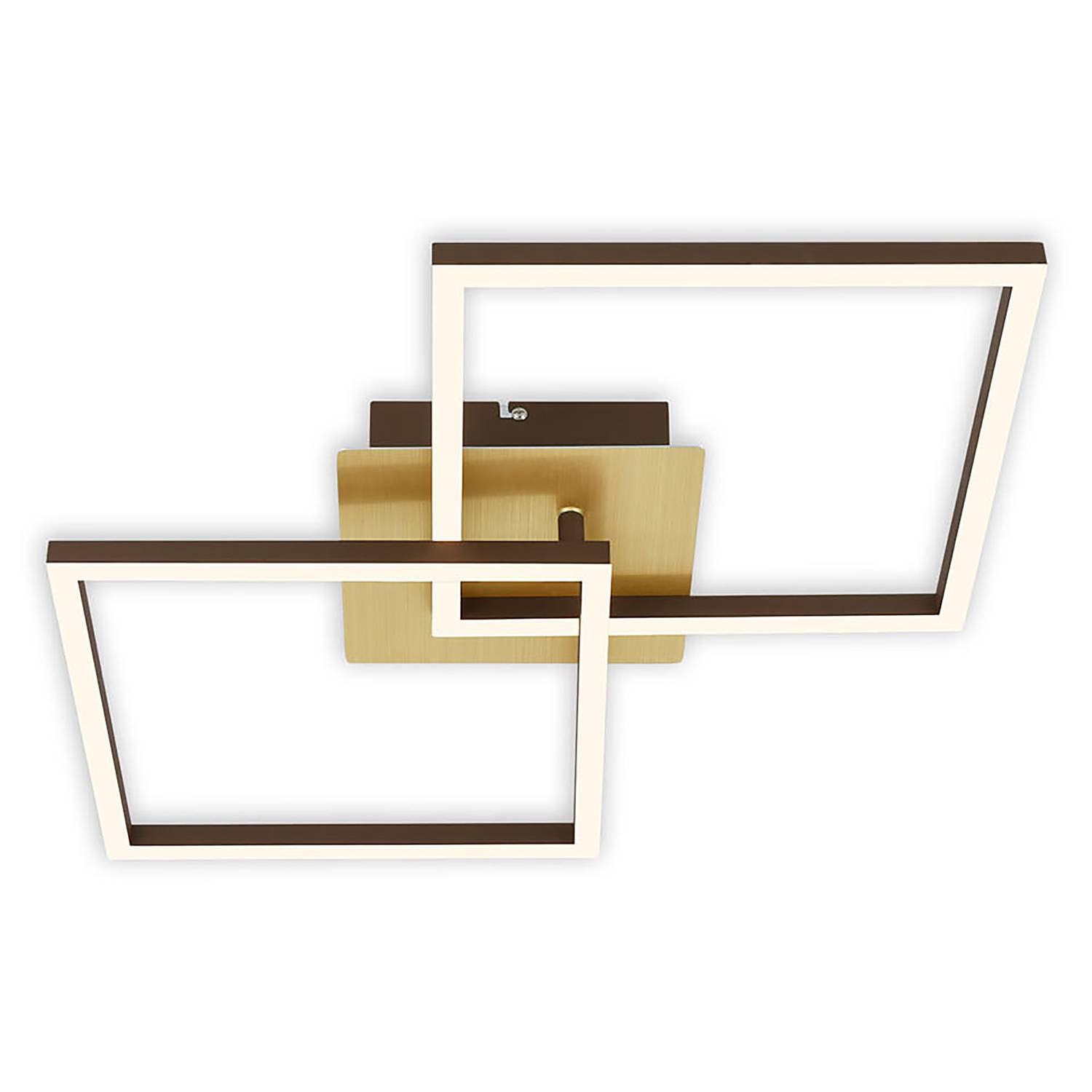 2-Flammig LED-Deckenleuchte Frame IV Nylon Eisen