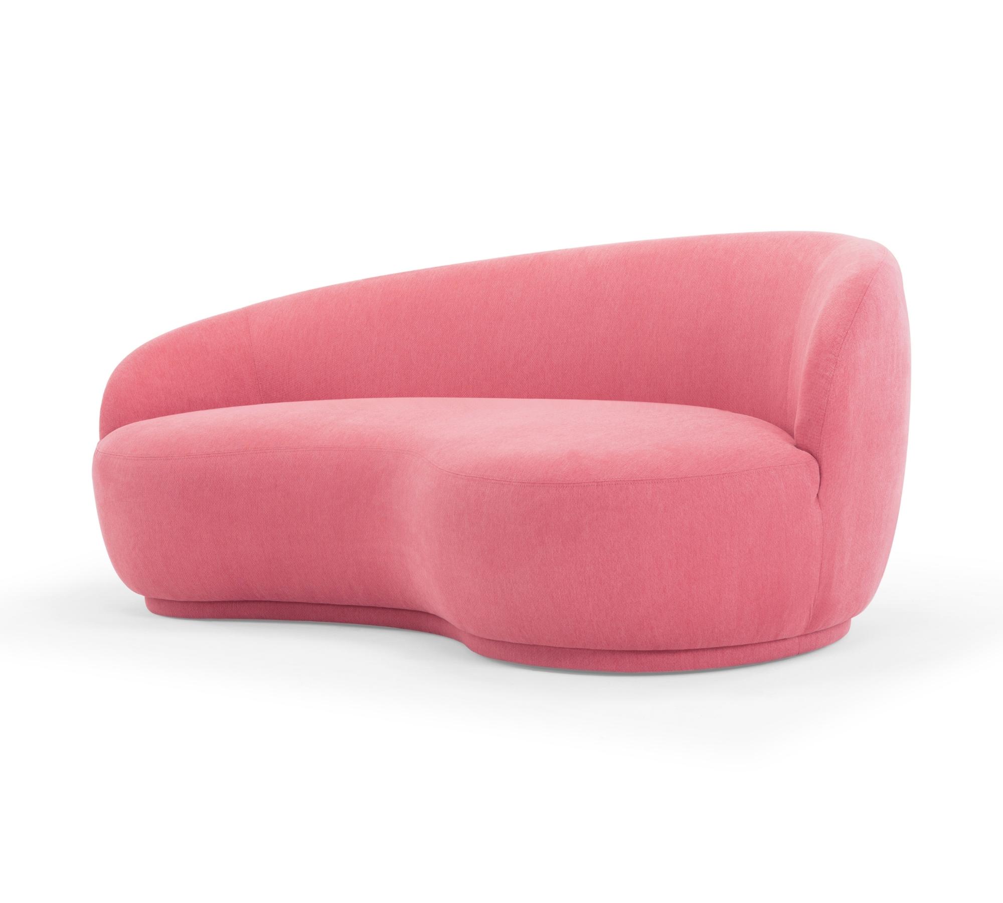 Rose Sofa 2,5-Sitzer Firenze Bubblegum