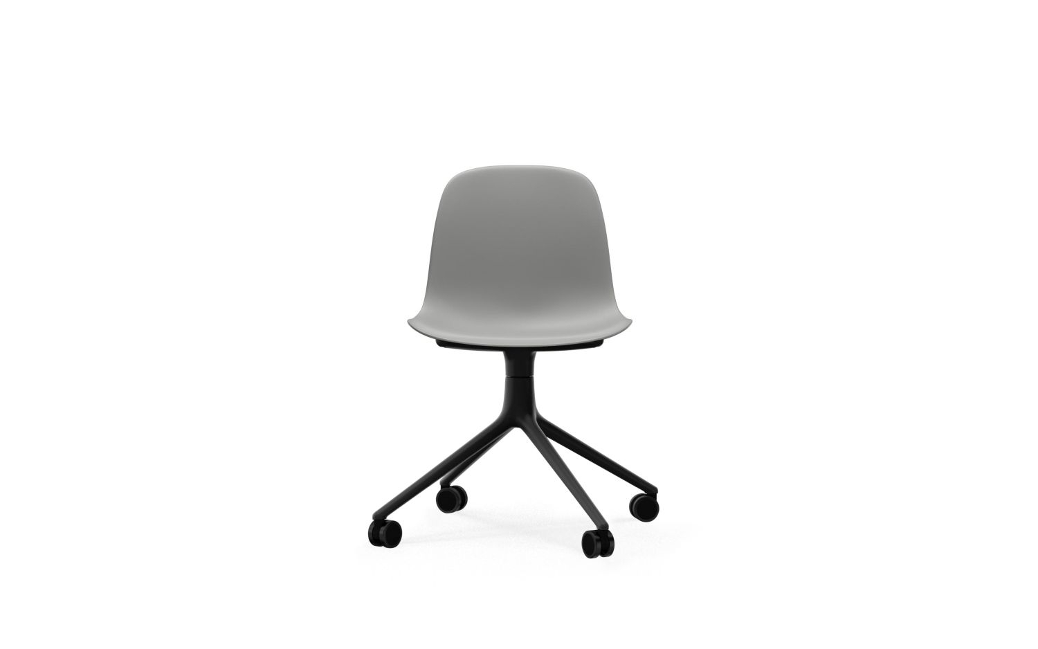 Form Chair Swivel Drehstuhl Grau