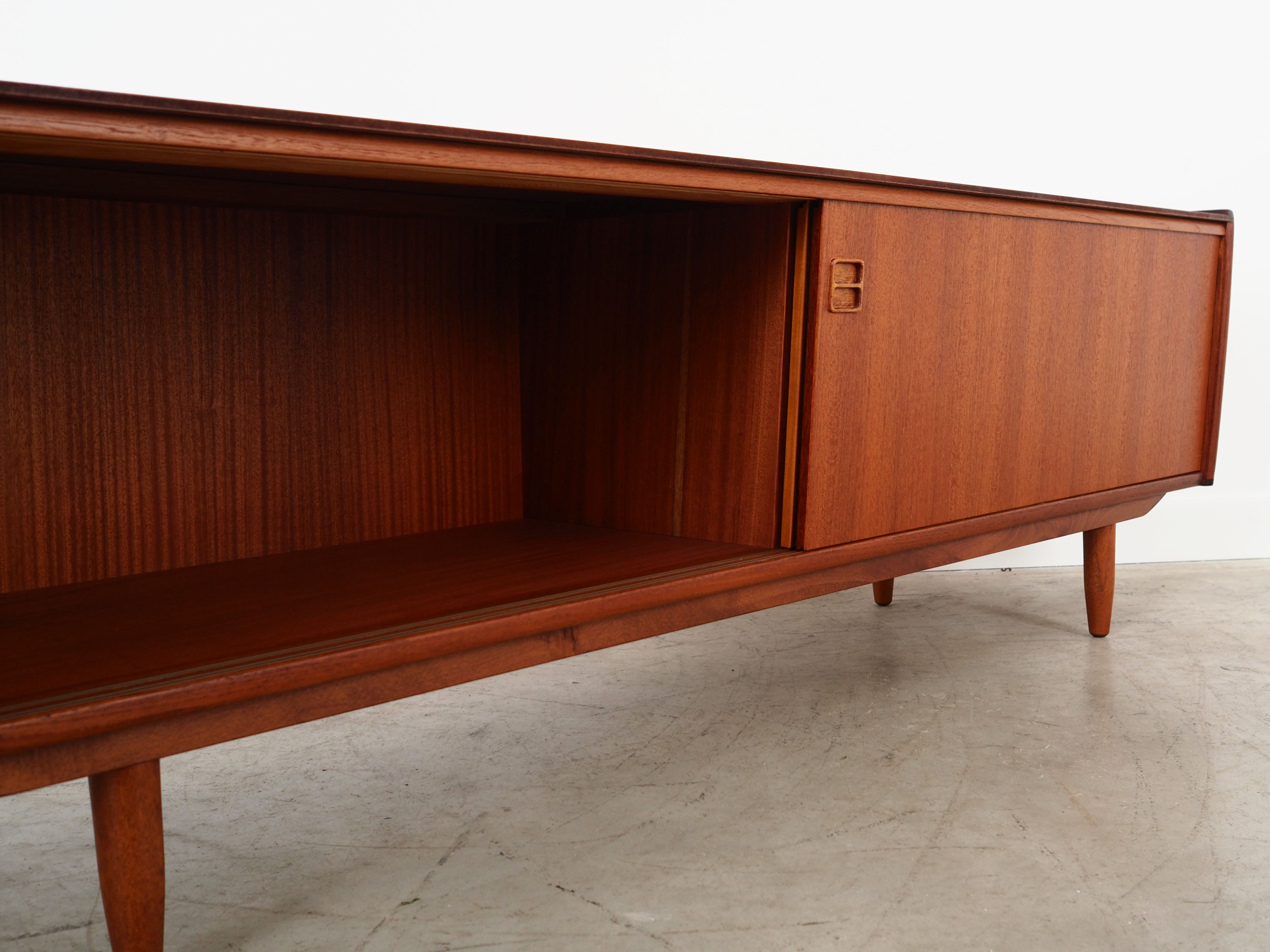 Sideboard in legno di teak anni '70