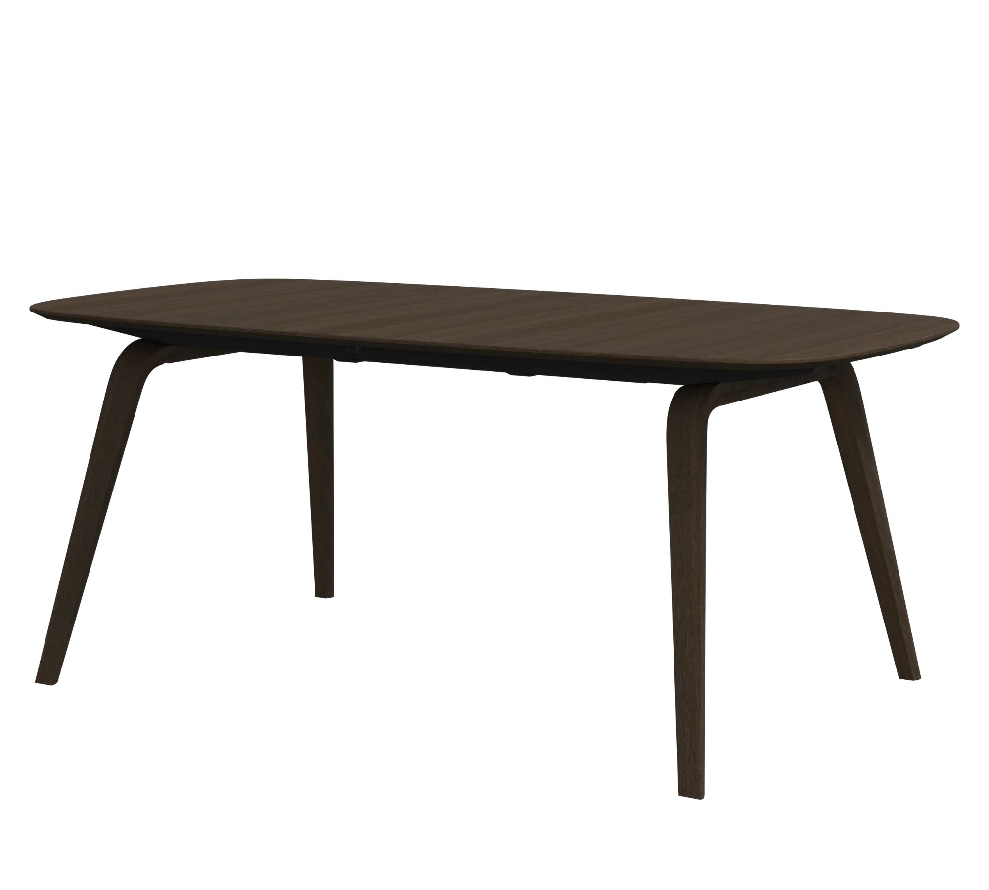 Hauge Esstisch mit Zusatztischplatte Braun