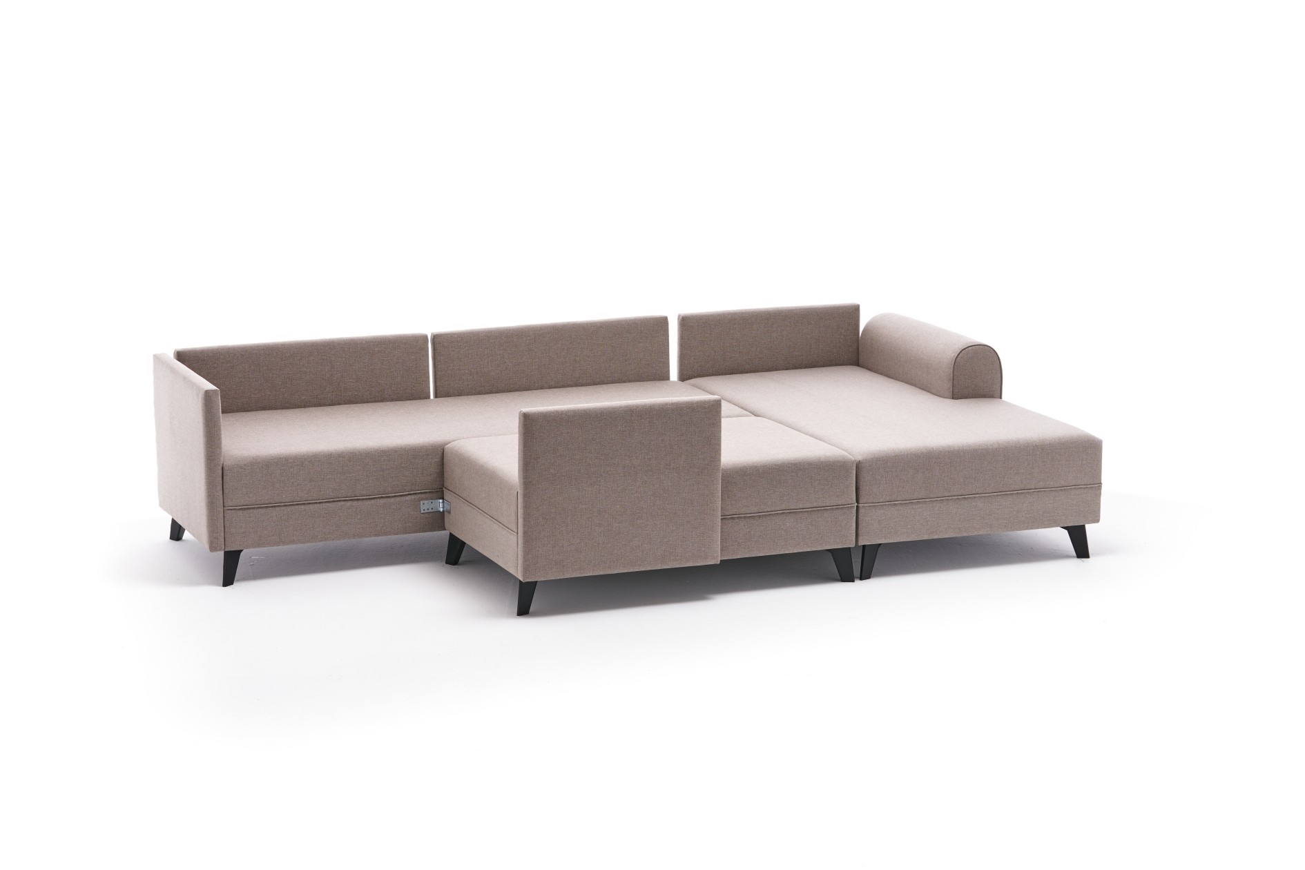 Belen Schlafsofa 4-Sitzer Creme