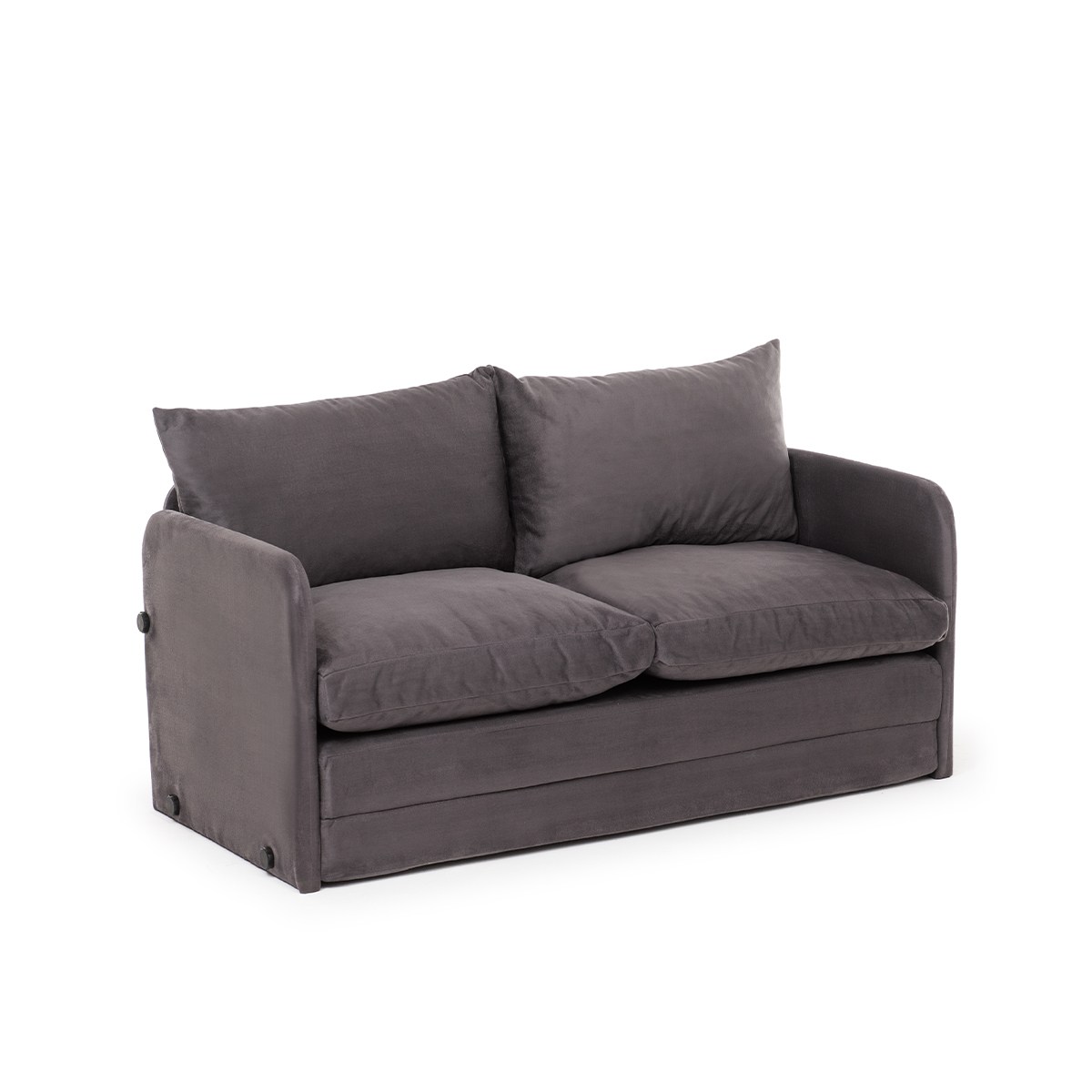 Saga Schlafsofa 2-Sitzer Grau