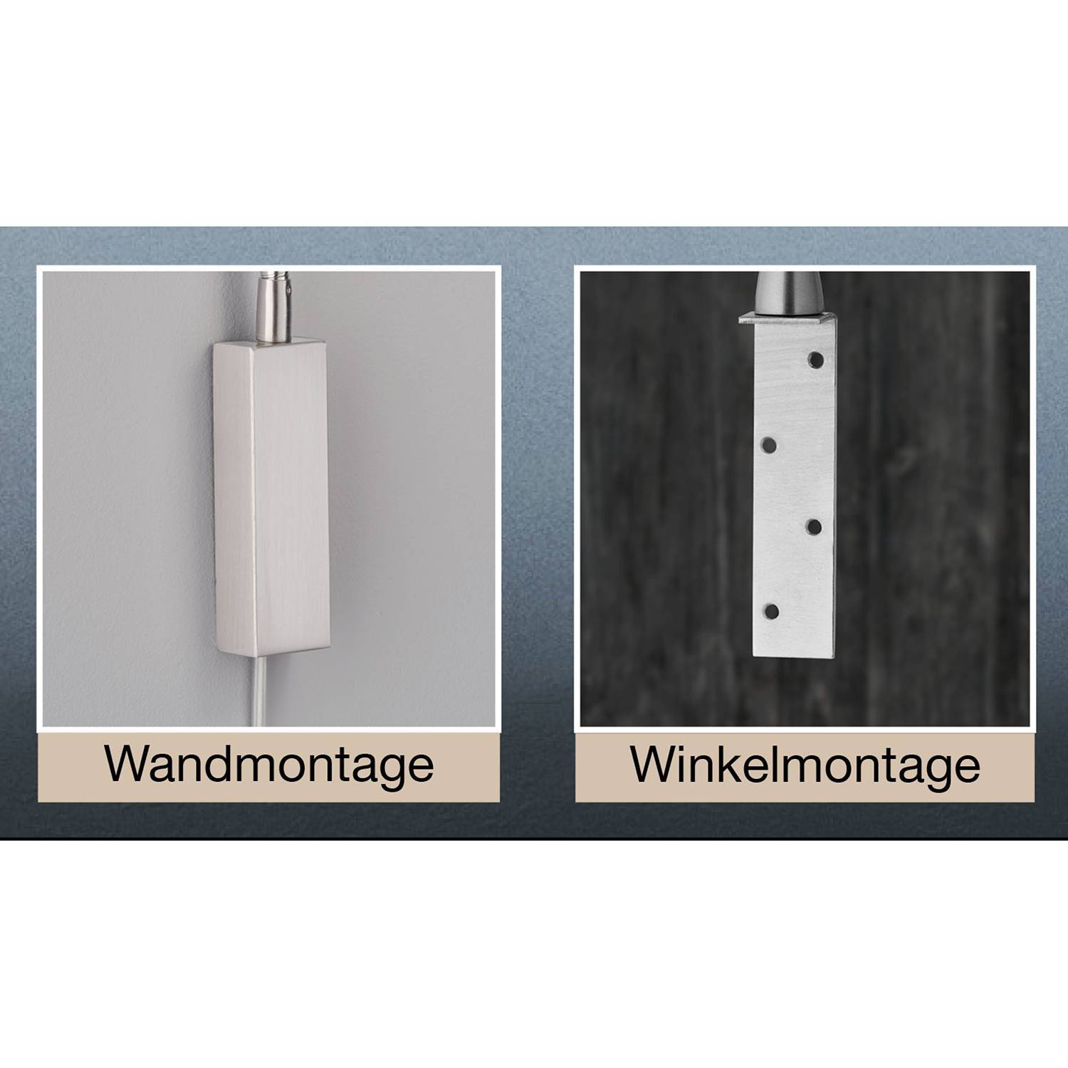 Wolke IV Wandleuchte Mischgewebe Eisen 1-flammig