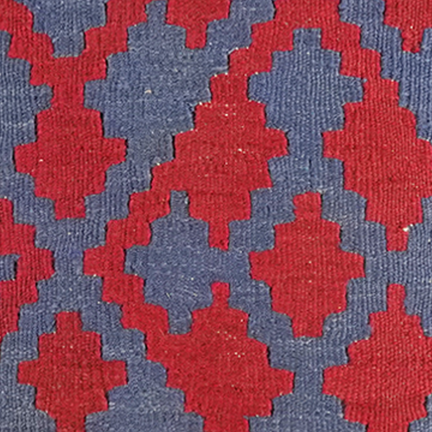 Kelim Kissen Wolle Mehrfarbig