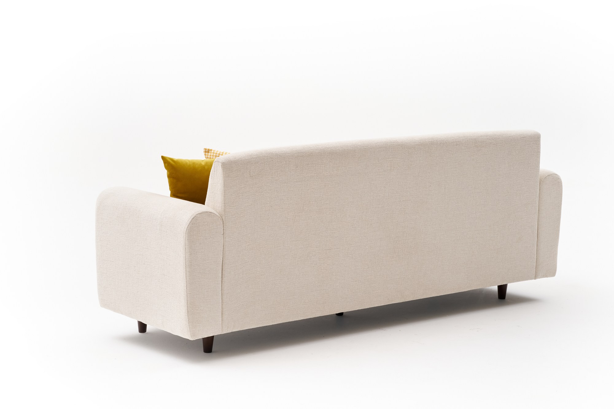 Noya Sofa 3-Sitzer Chenille Creme