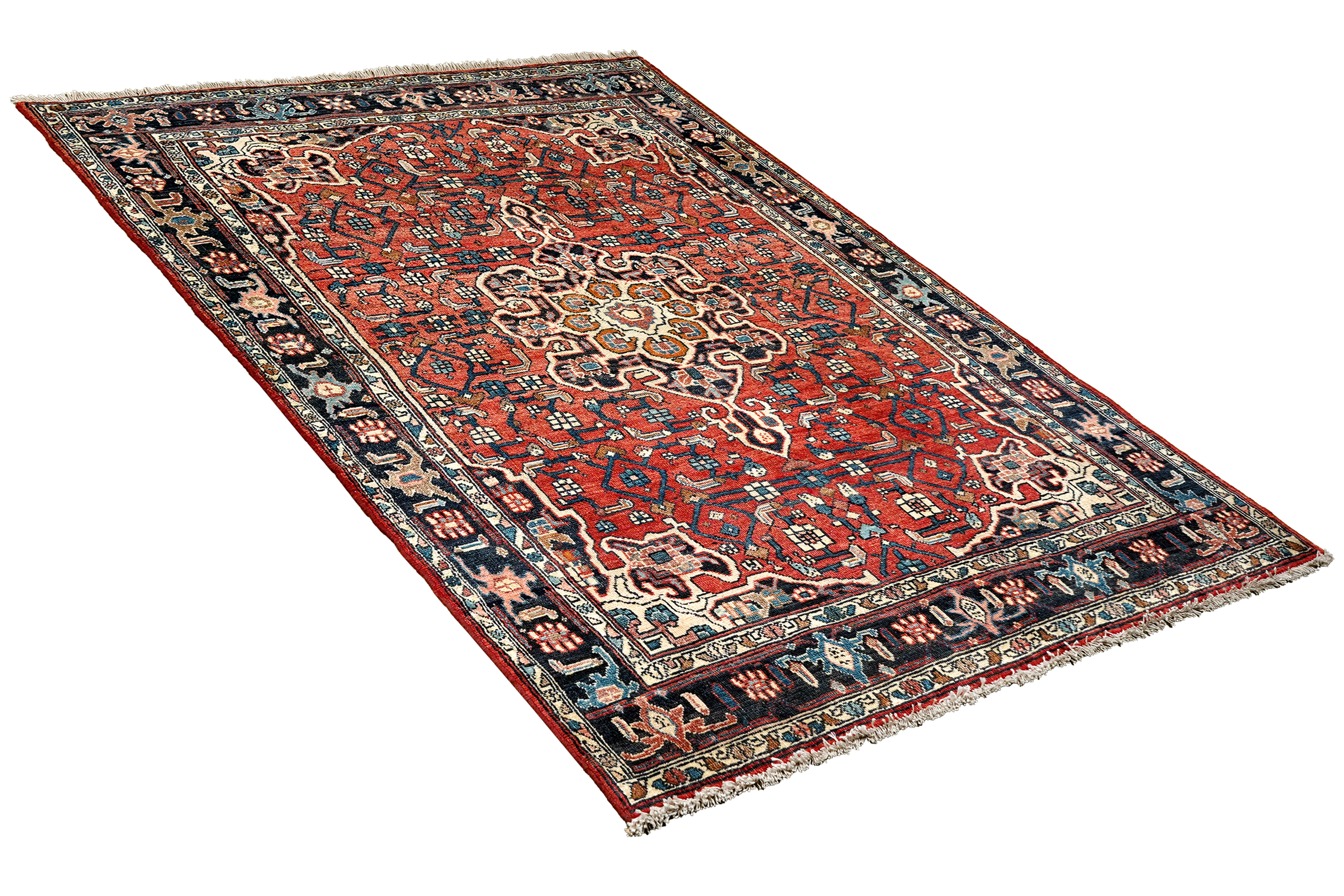 Heritage Teppich Wolle Mehrfarbig