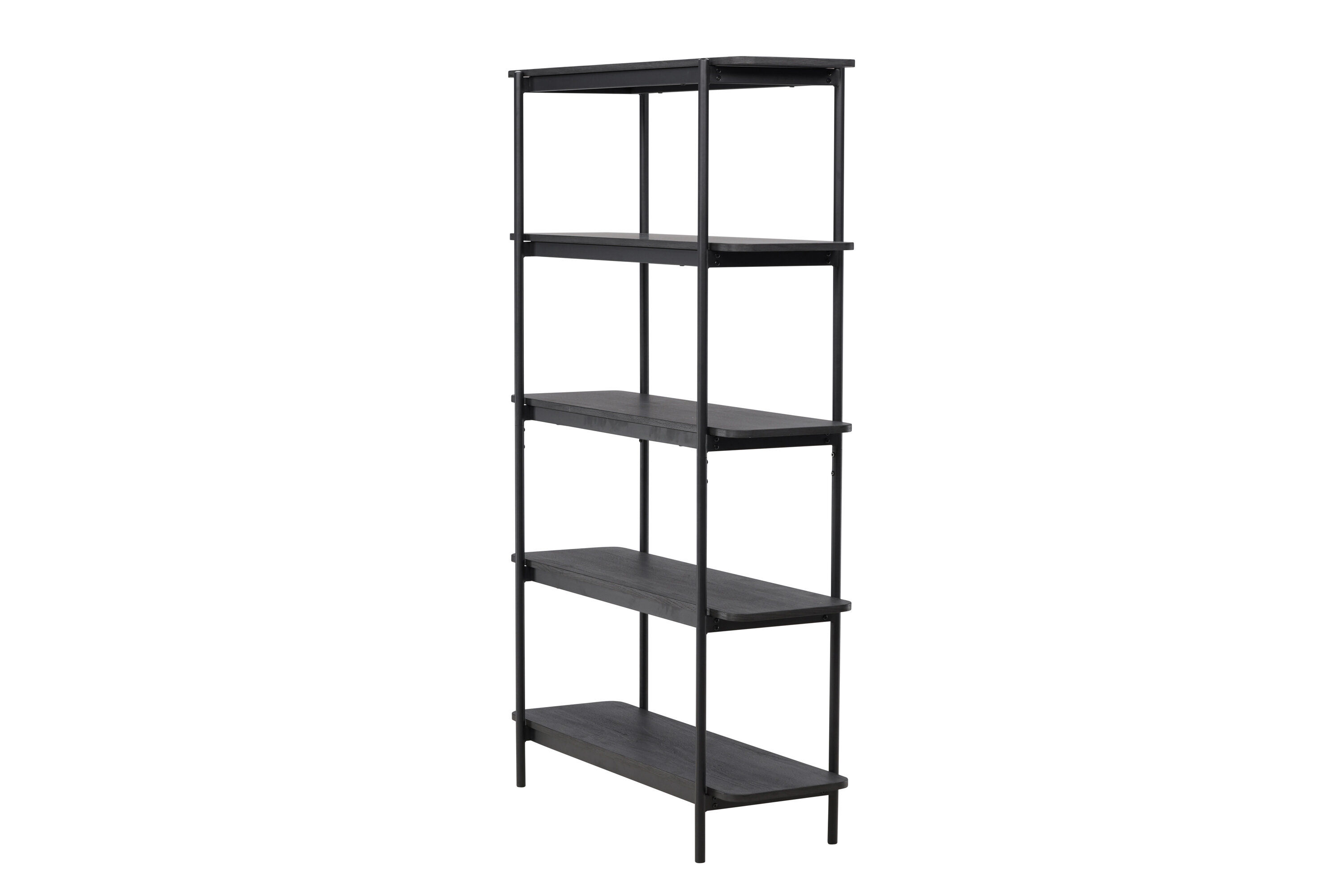 Home Shelf Wood Black