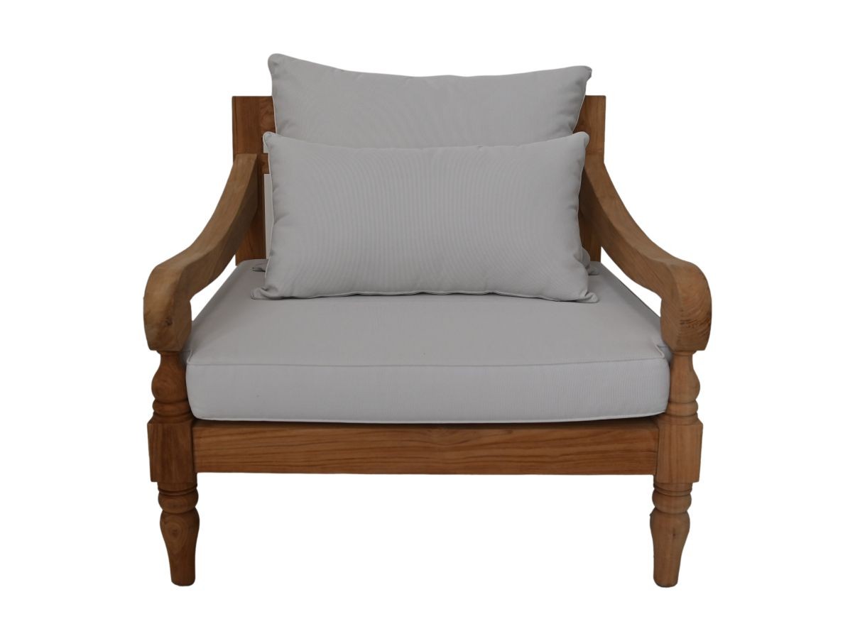 Bahama Gartensessel Teakholz Textil