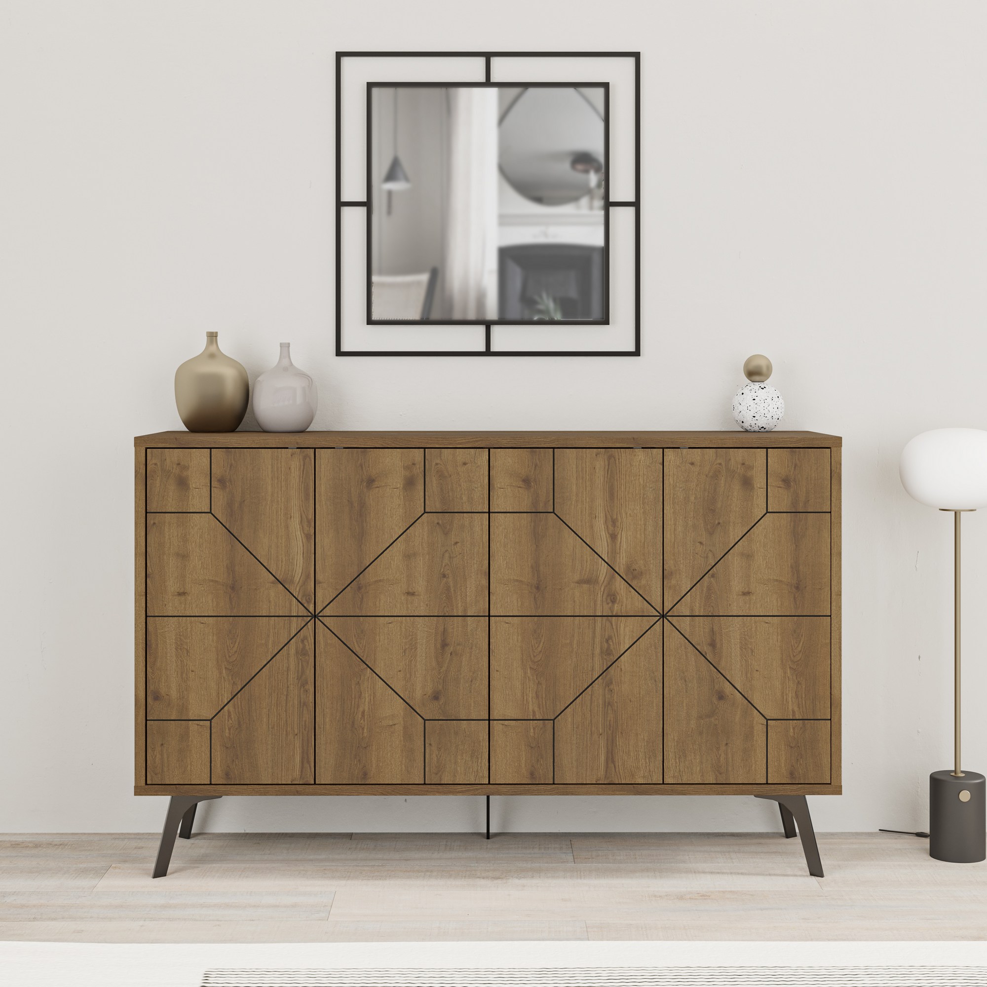 Dune Chest of Drawers Brown 123cm x 77.4cm
