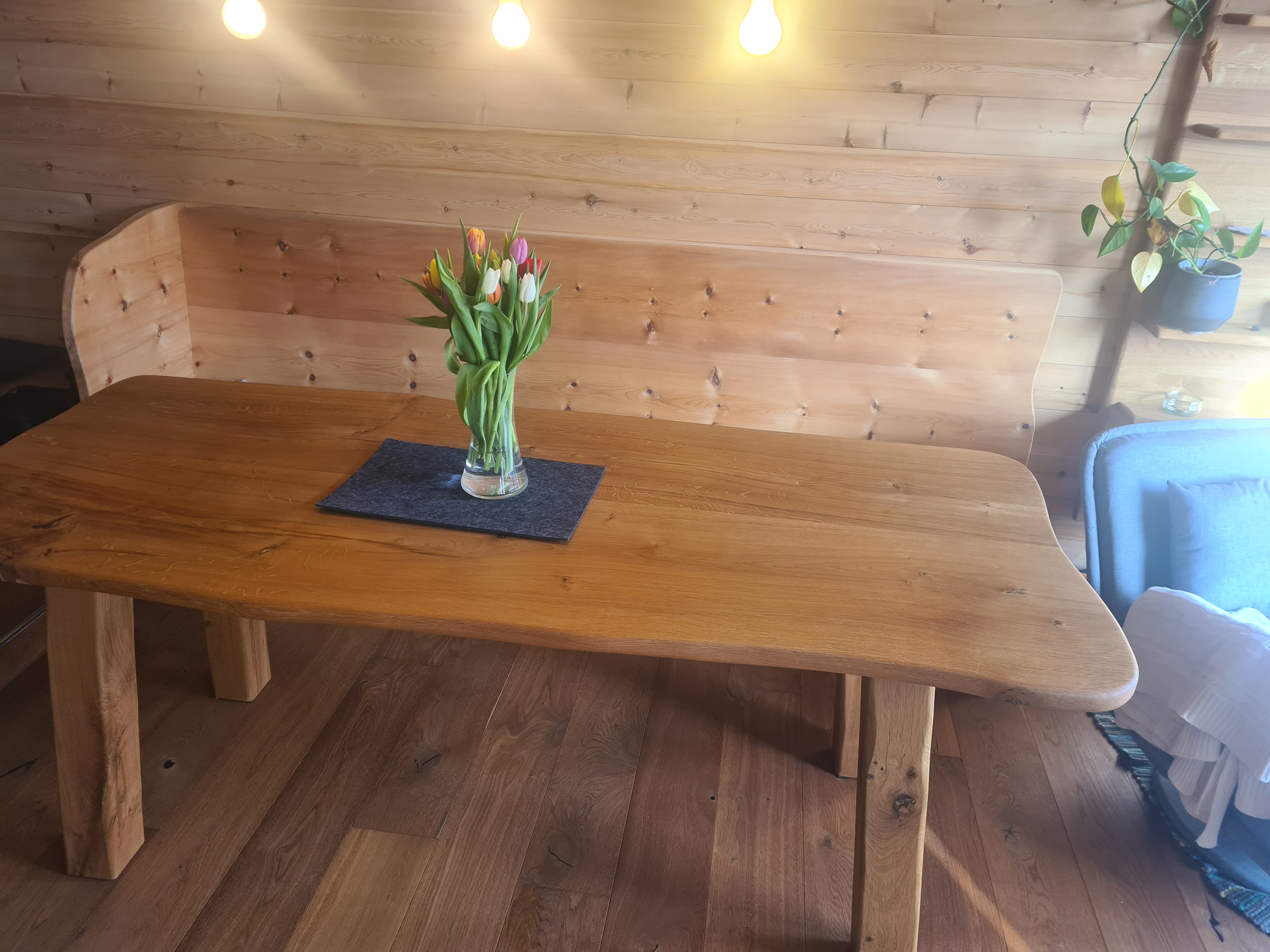 Natural Oak Dining Table