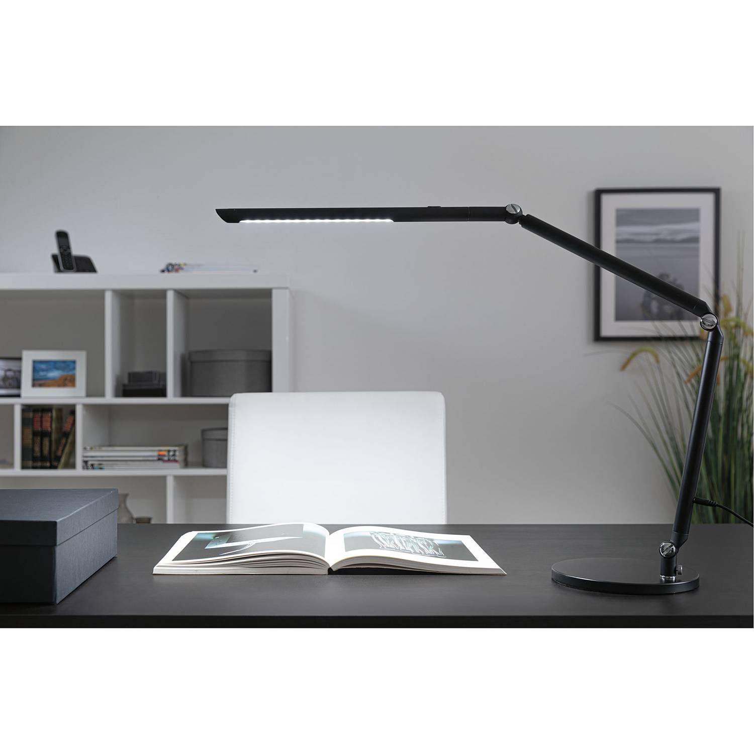 Siran LED-Tischleuchte Acrylglas Aluminium 1-flammig