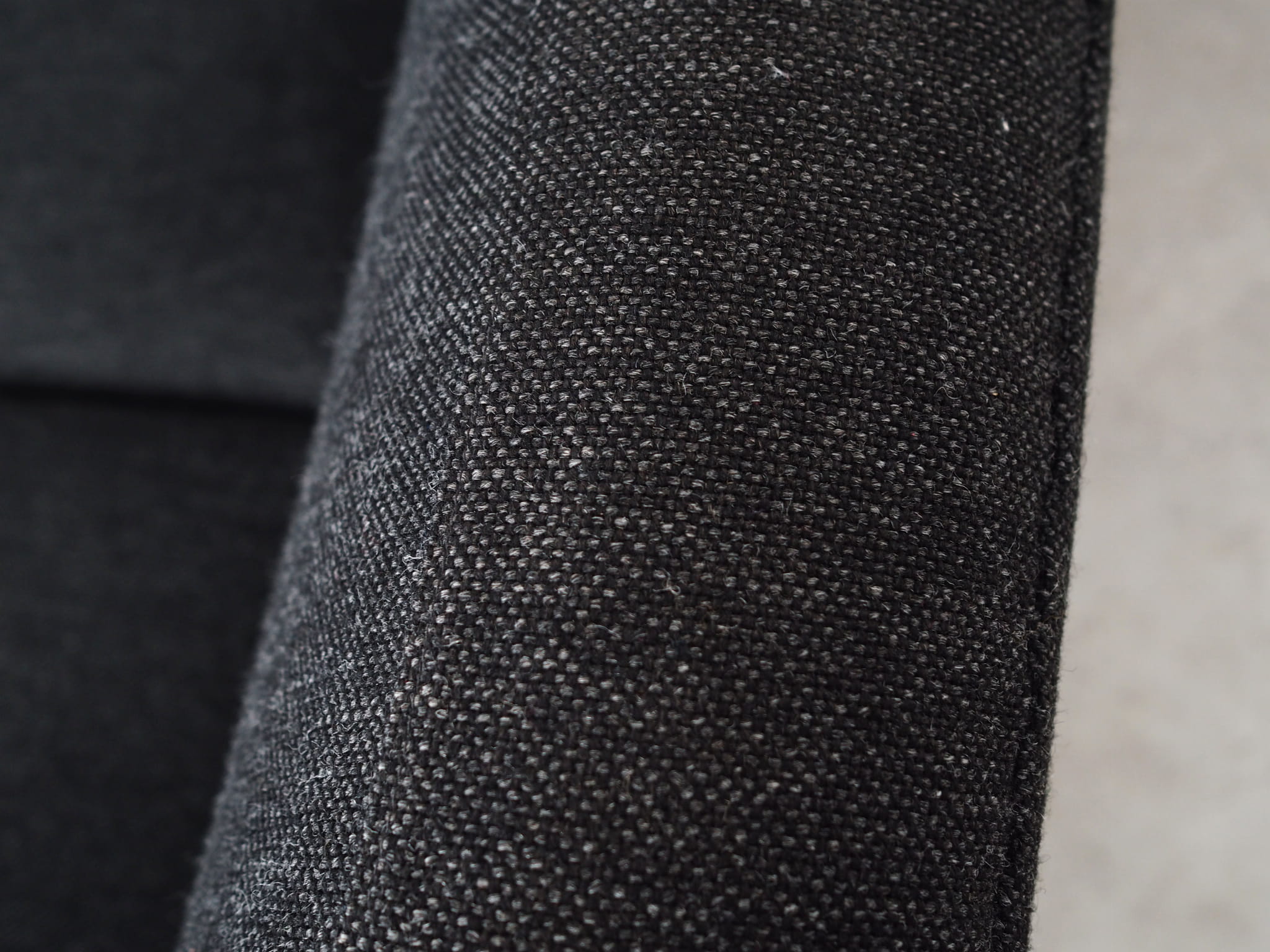 Capri Sofa Textil Graphit 1960er Jahre