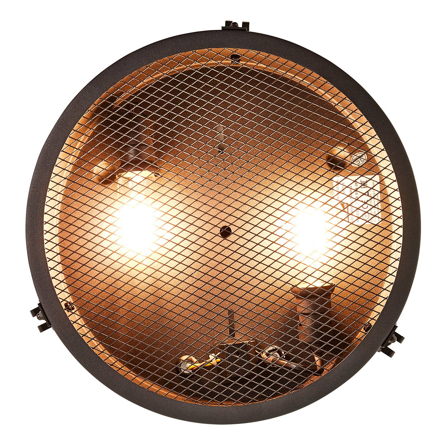 Deckenleuchte Zois III Schwarz