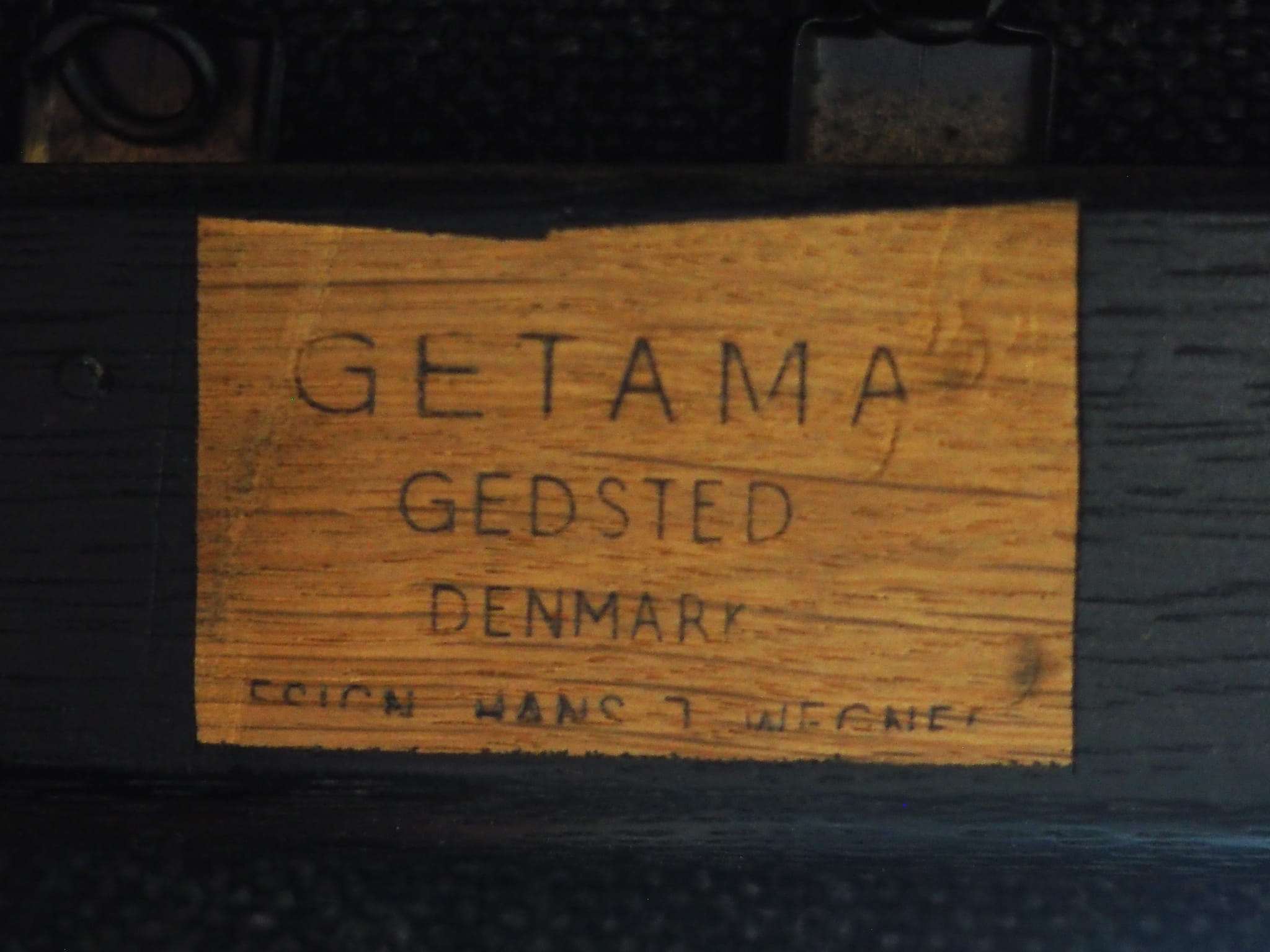 Sofa Textil Holz Schwarz 1960er Jahre