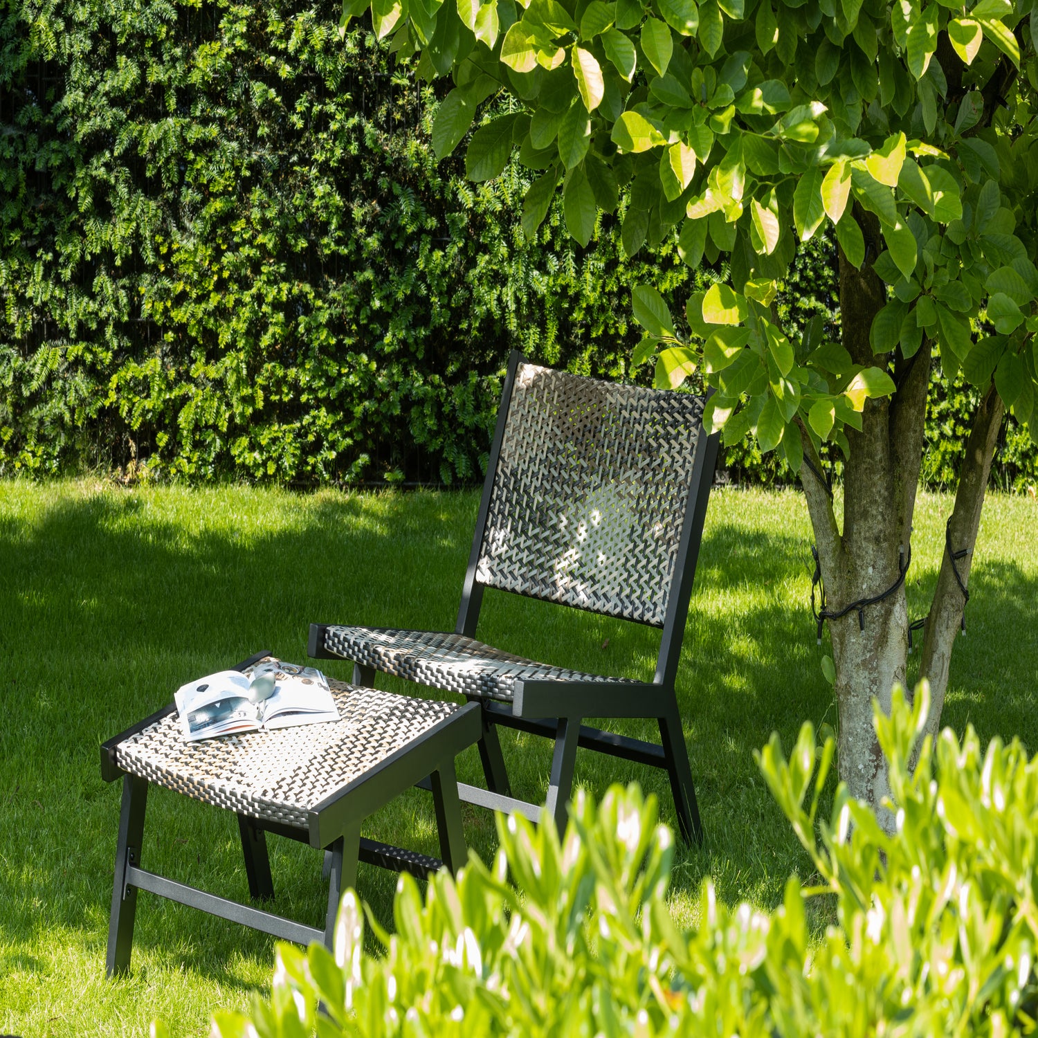Pom Hocker Aluminium Mehrfarbig