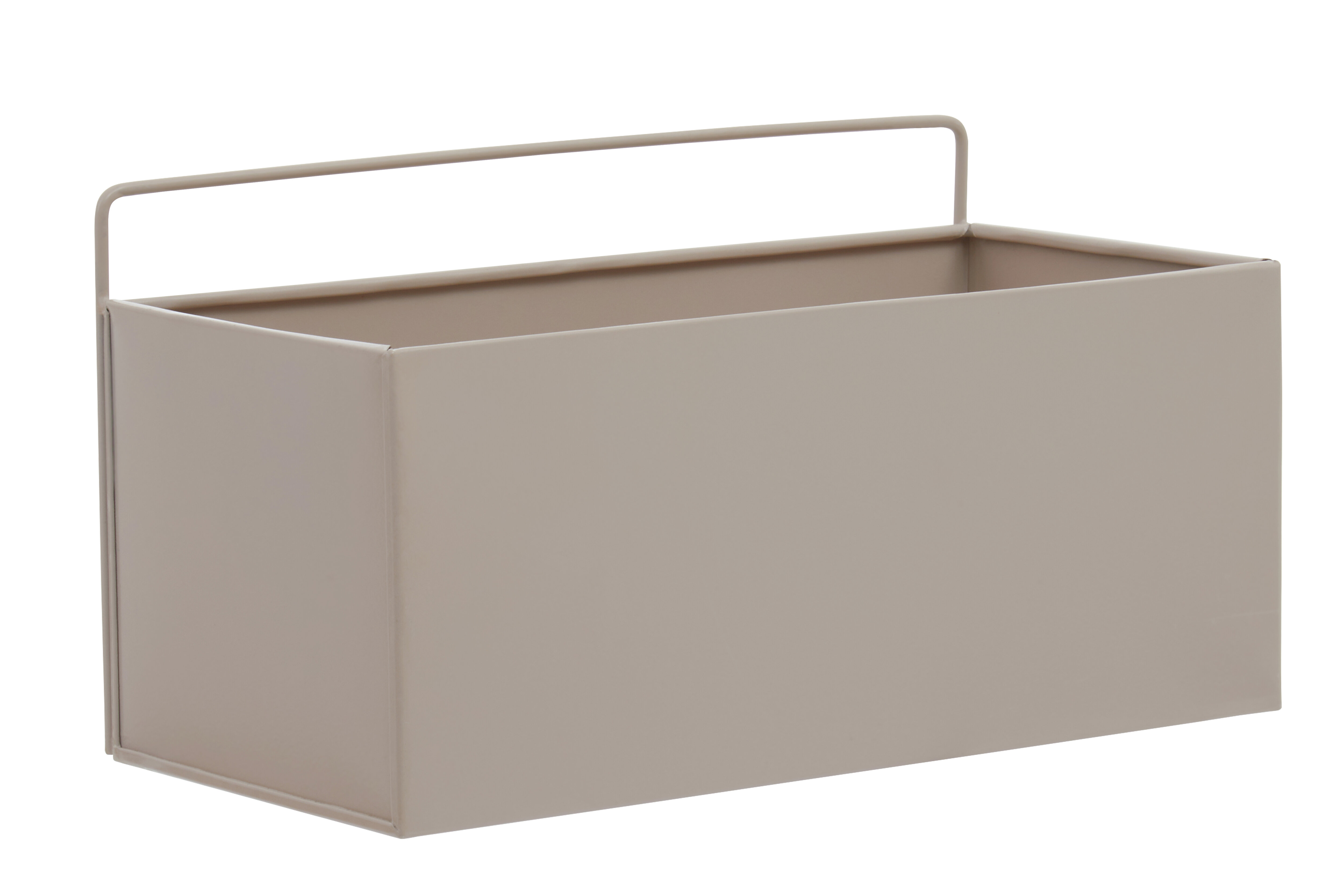 Ascher Wand-Pflanzenkasten Grau Natur
