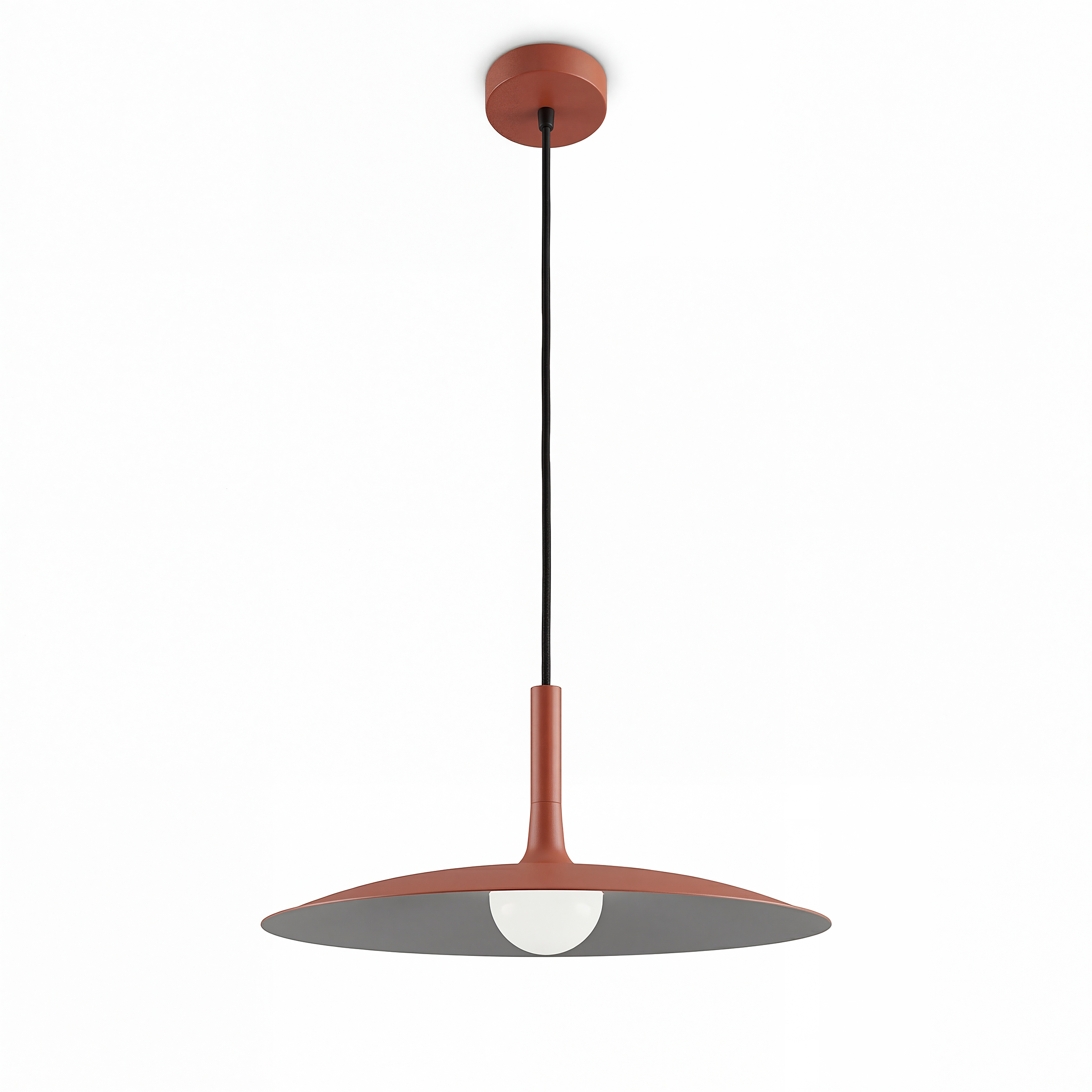 Pendant light Nesto 1-light iron brown