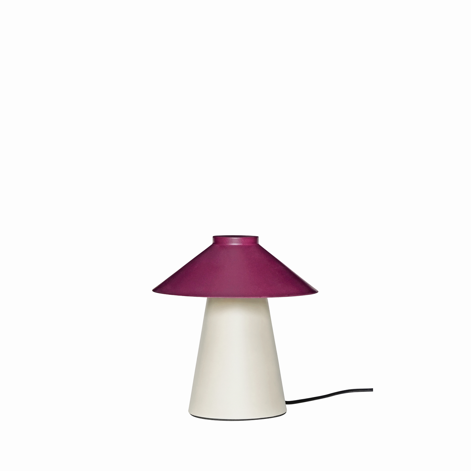 Chipper Table Lamp Sand Burgundy