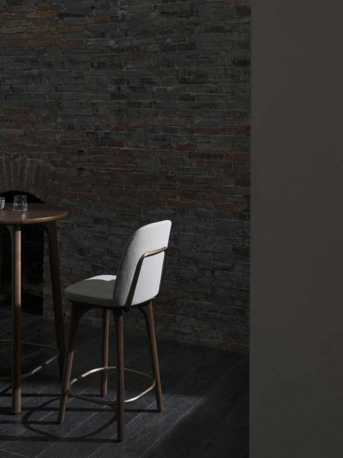 Utility SH760 Barstool Walnut