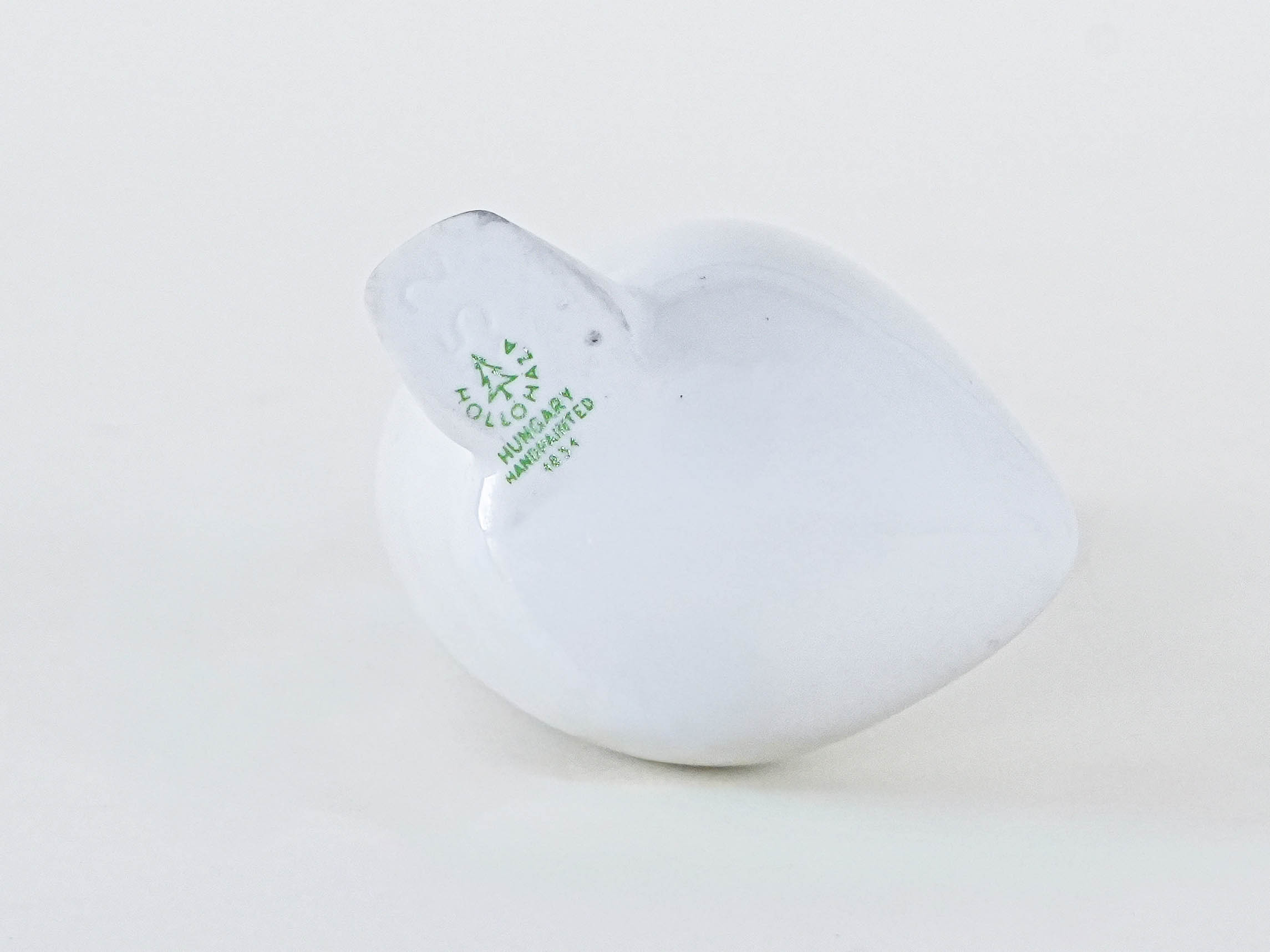 Porzellan-Gänsefigur Weiß 1960er Jahre