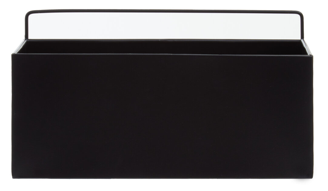 Ascher Wand-Pflanzkasten Schwarz