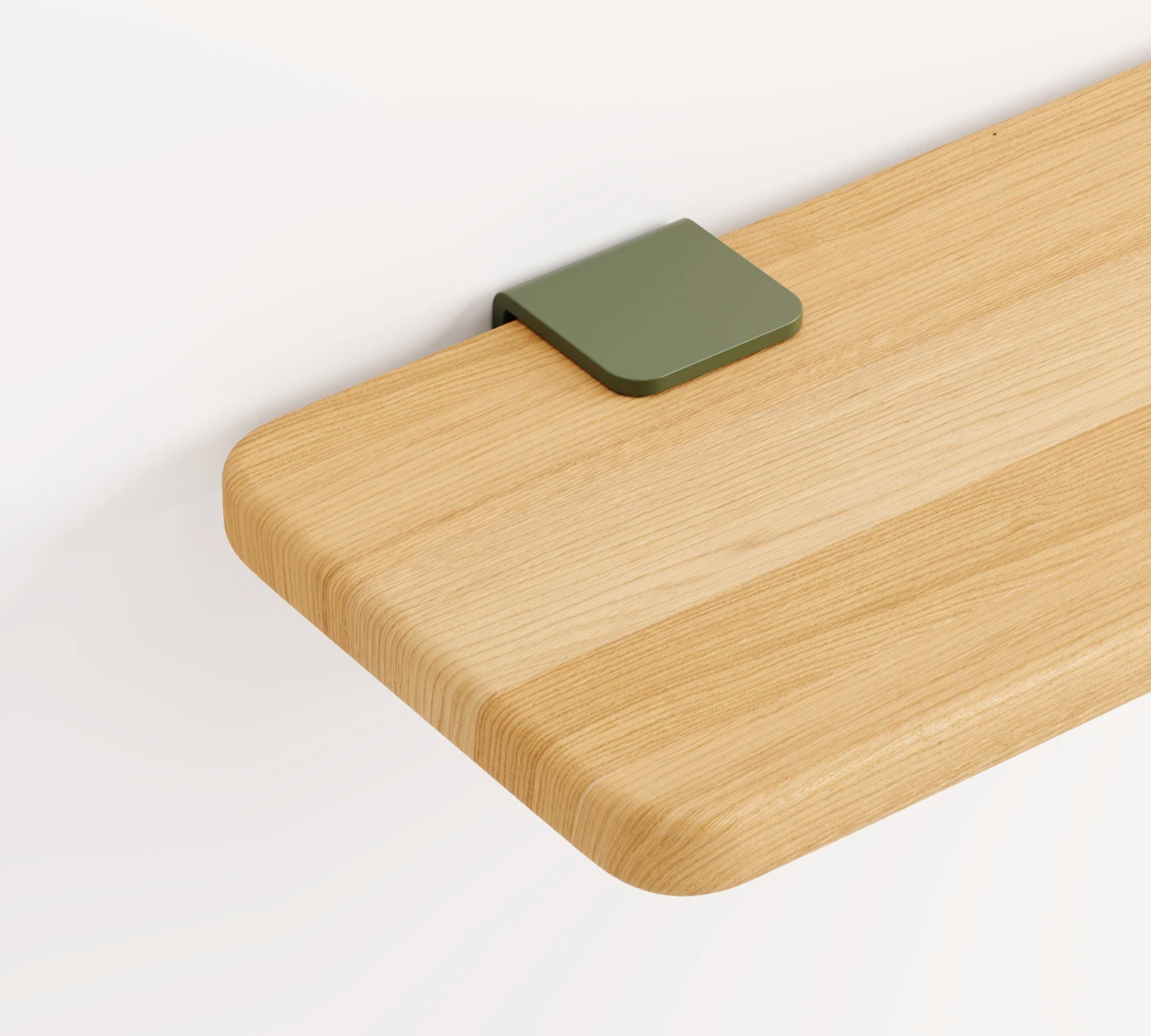 2x Bracket Wandhaken Stahl Grün