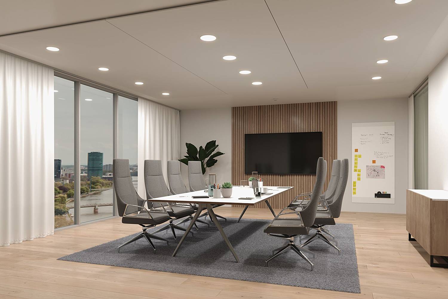 Ceiling light Veluna Round White Ø 20cm