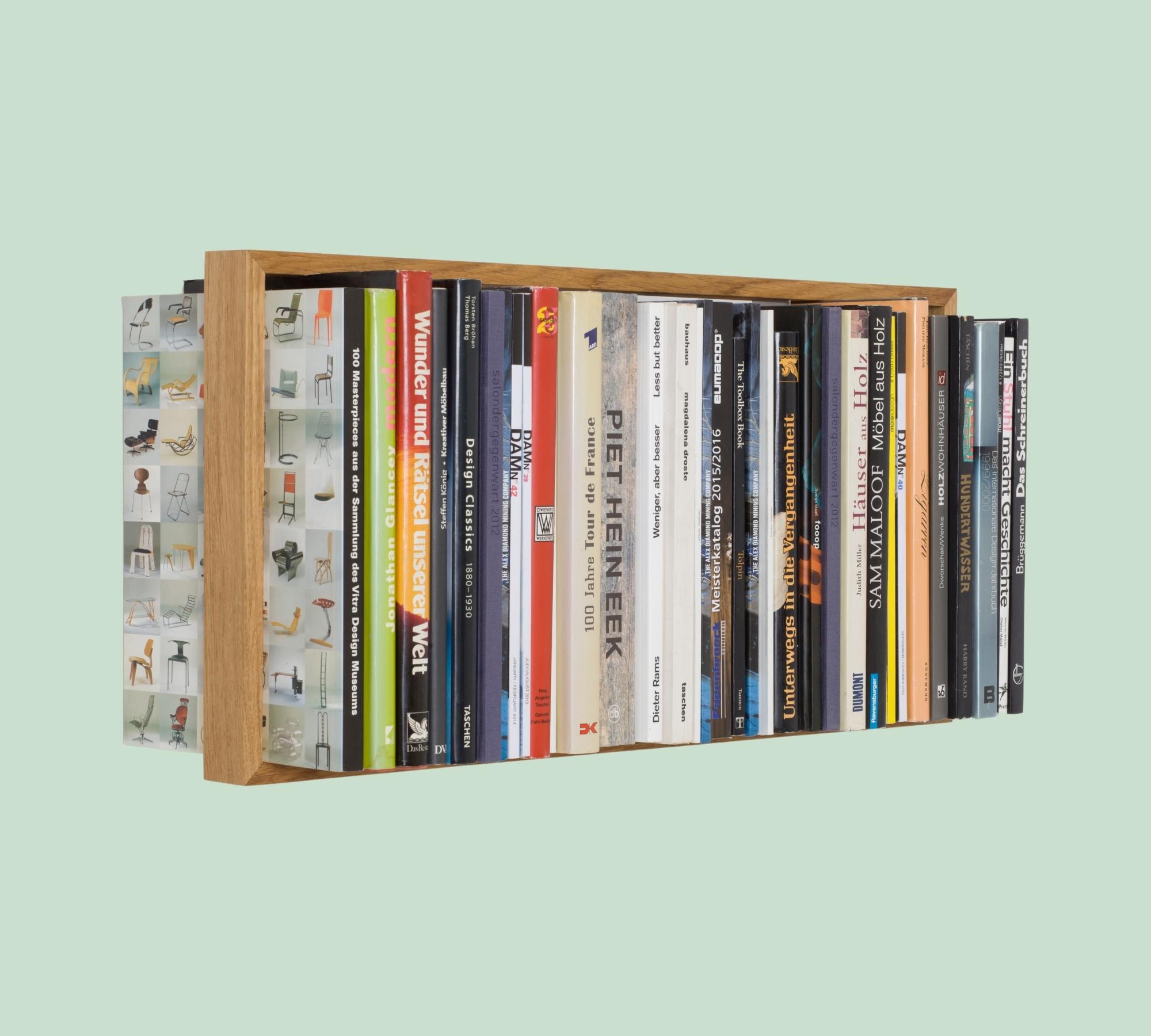 Bücherregal mit Eichenrahmen b9 Kratzspuren tief