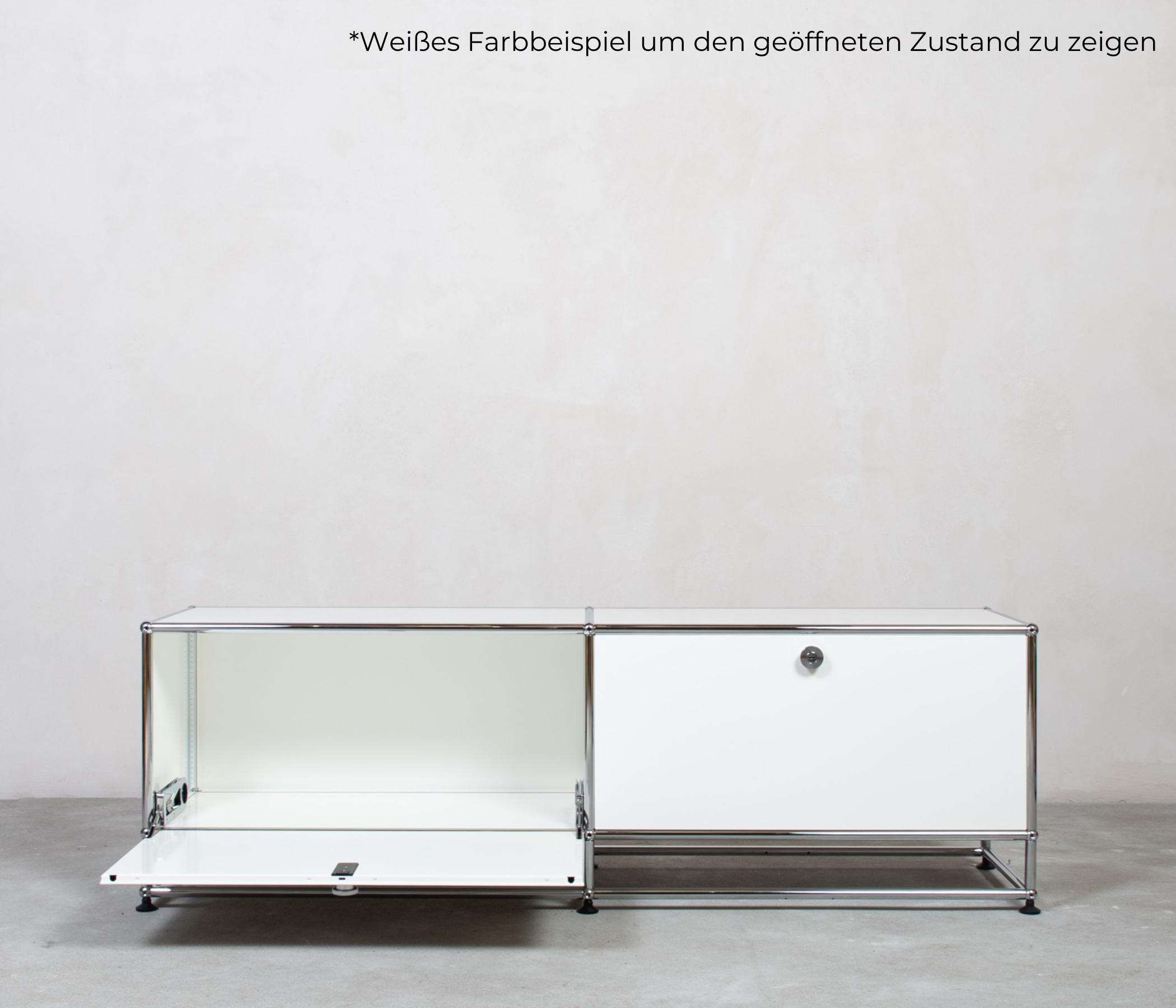 USM Haller Sideboard 2x1 Fächer Reinweiß