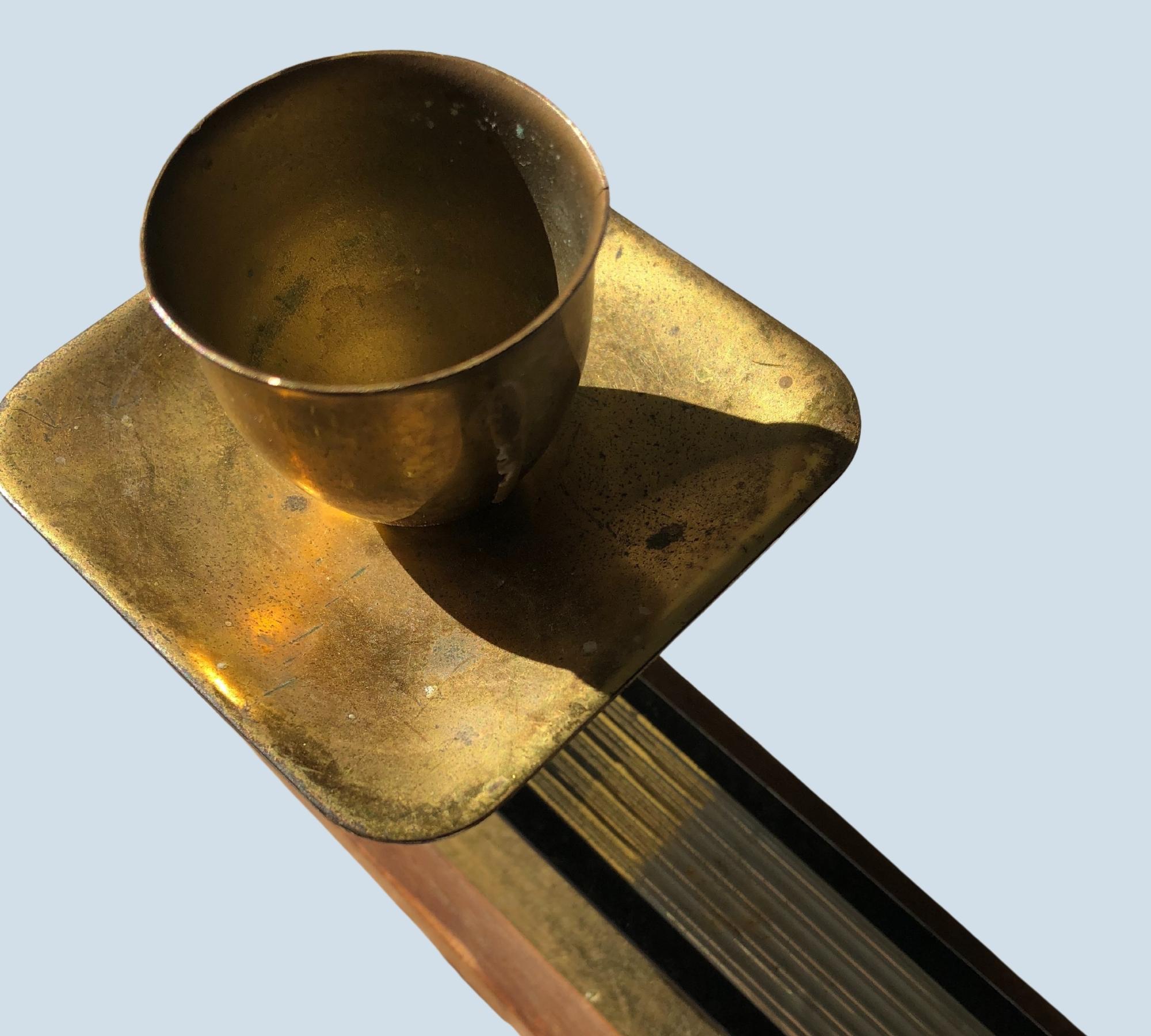 Retro candlestick 1950s