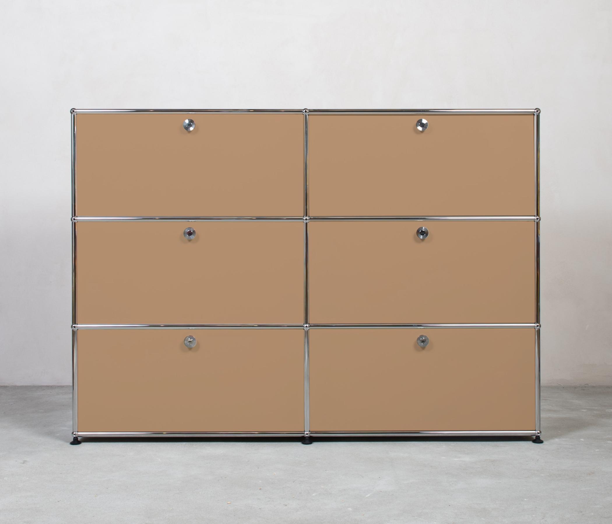 USM Haller Highboard 2x3 Fächer Beige