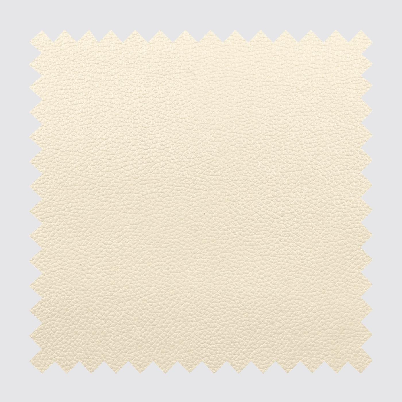2x Echtleder-Freischwinger mit Armlehnen Creme