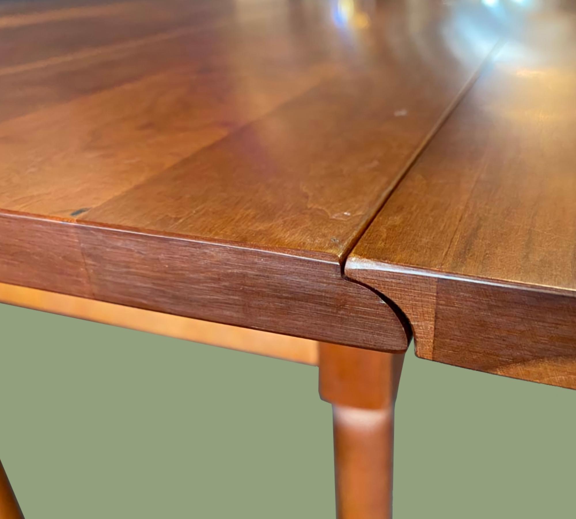 Original hochwertiger Drop-Leaf Tisch aus Kirschholz-Massiv