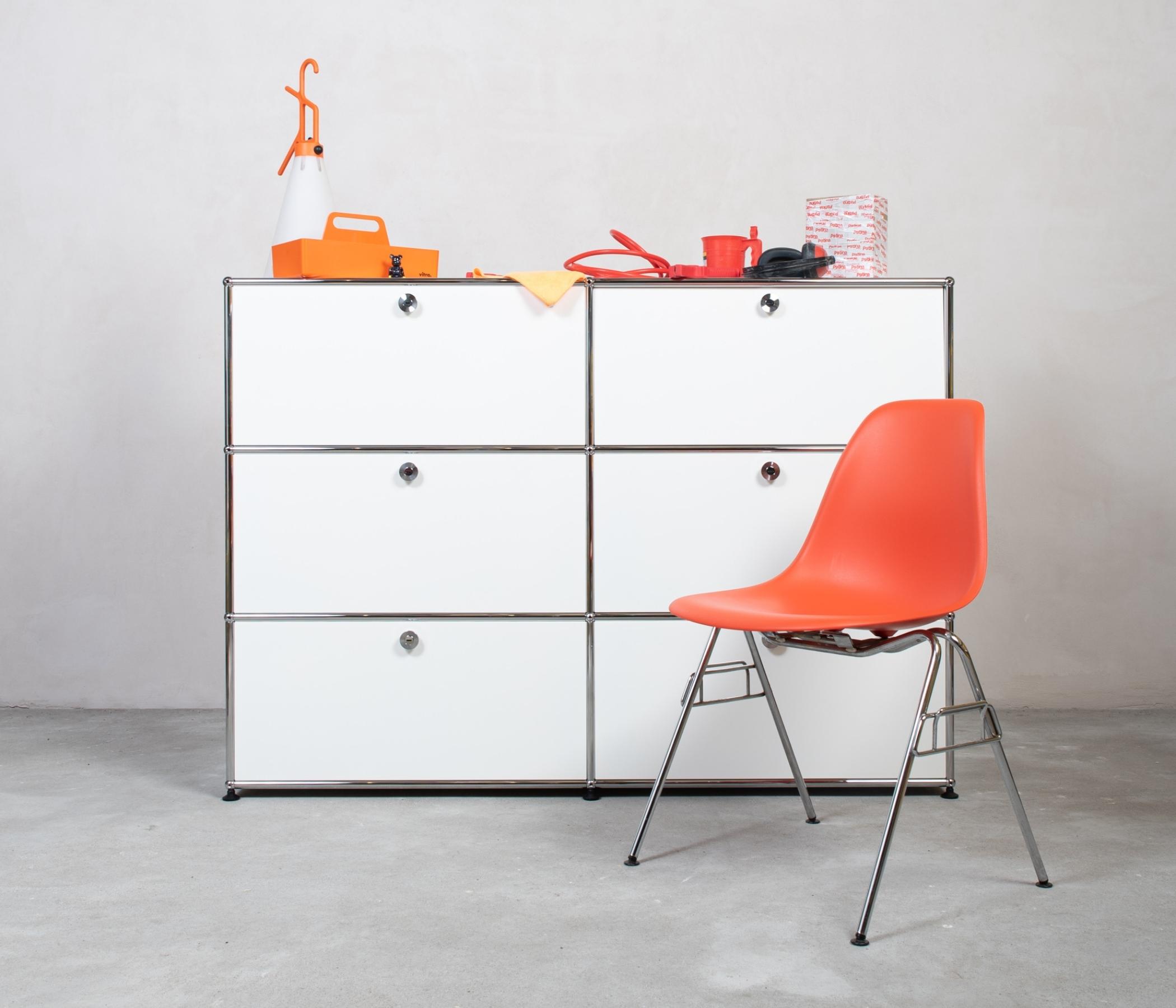 USM Haller Highboard 2x3 Fächer Beige