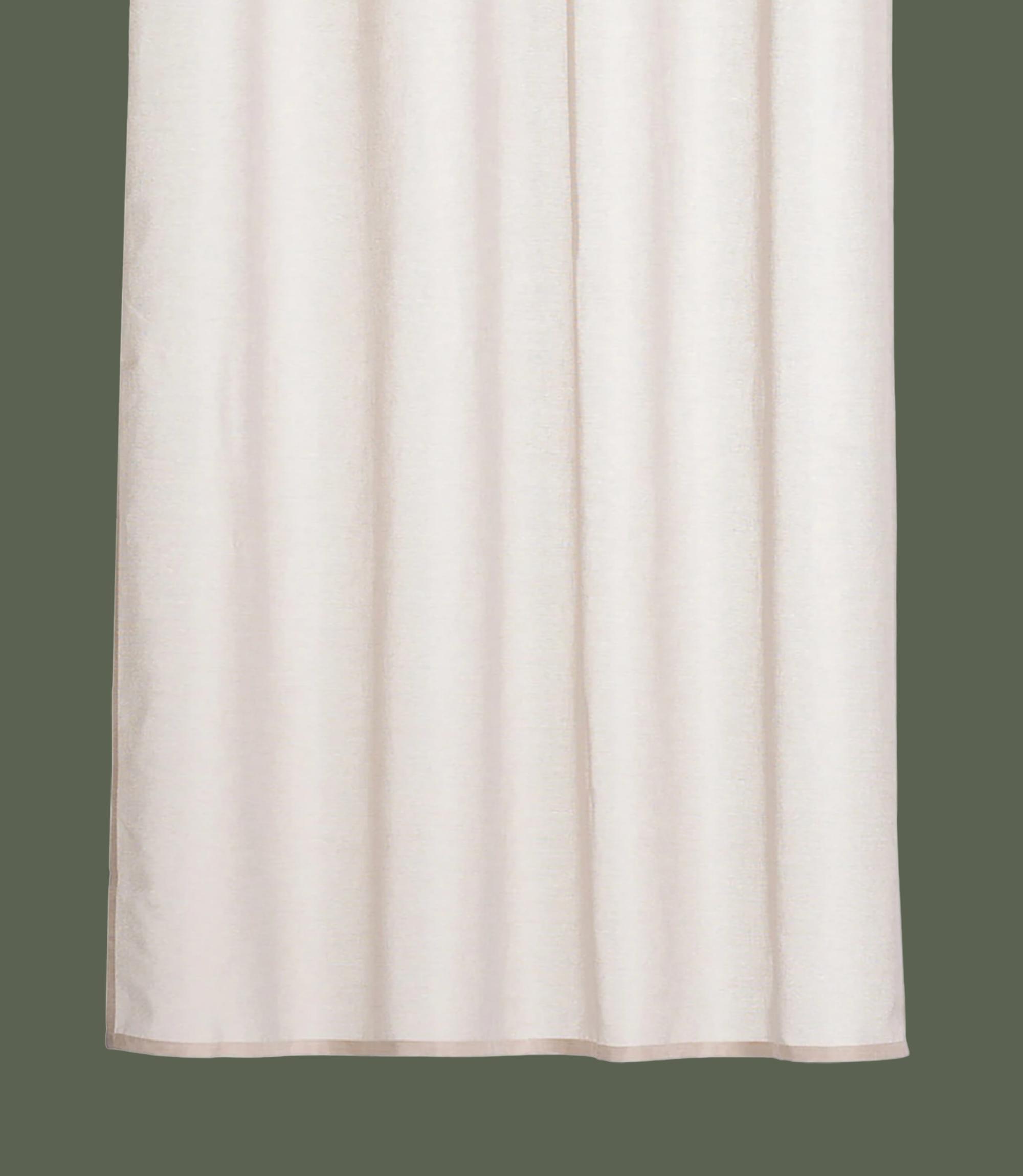 Ösenvorhang Costa Rica Webstoff Hellbeige