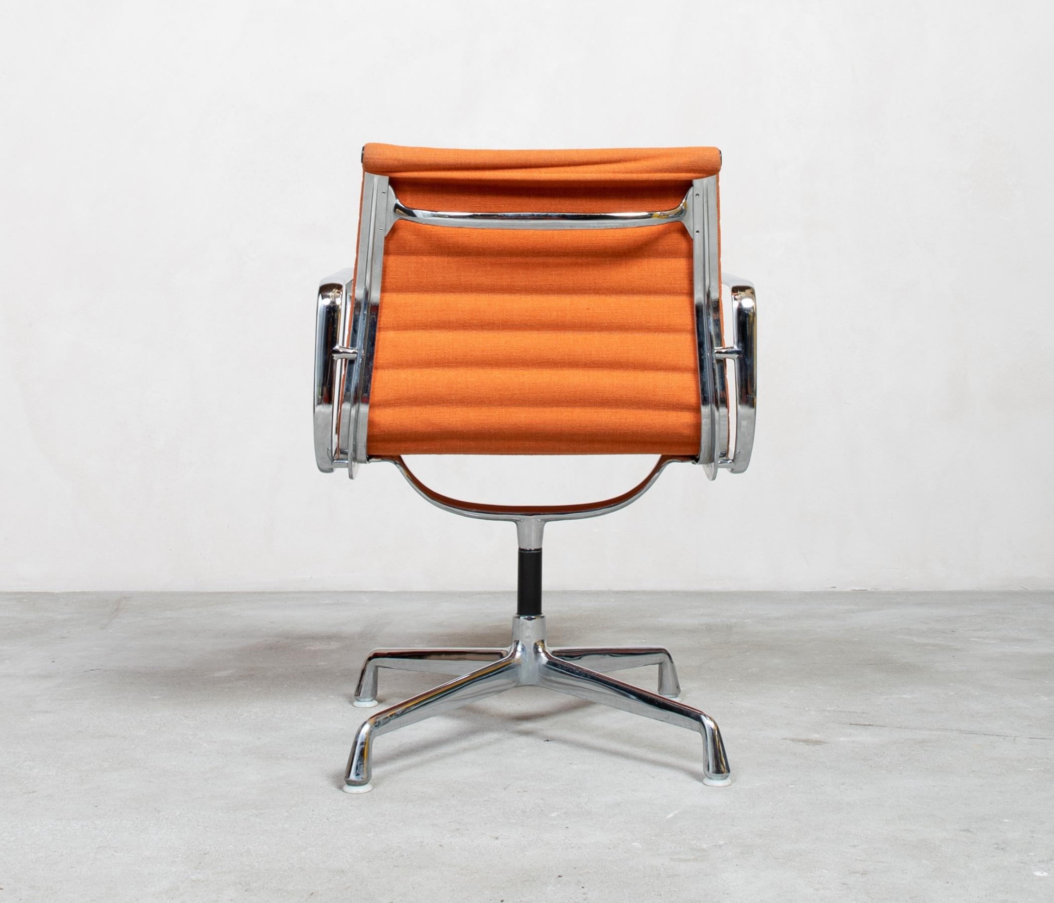 Vitra Eames EA108 Aluminum Chair Orange 