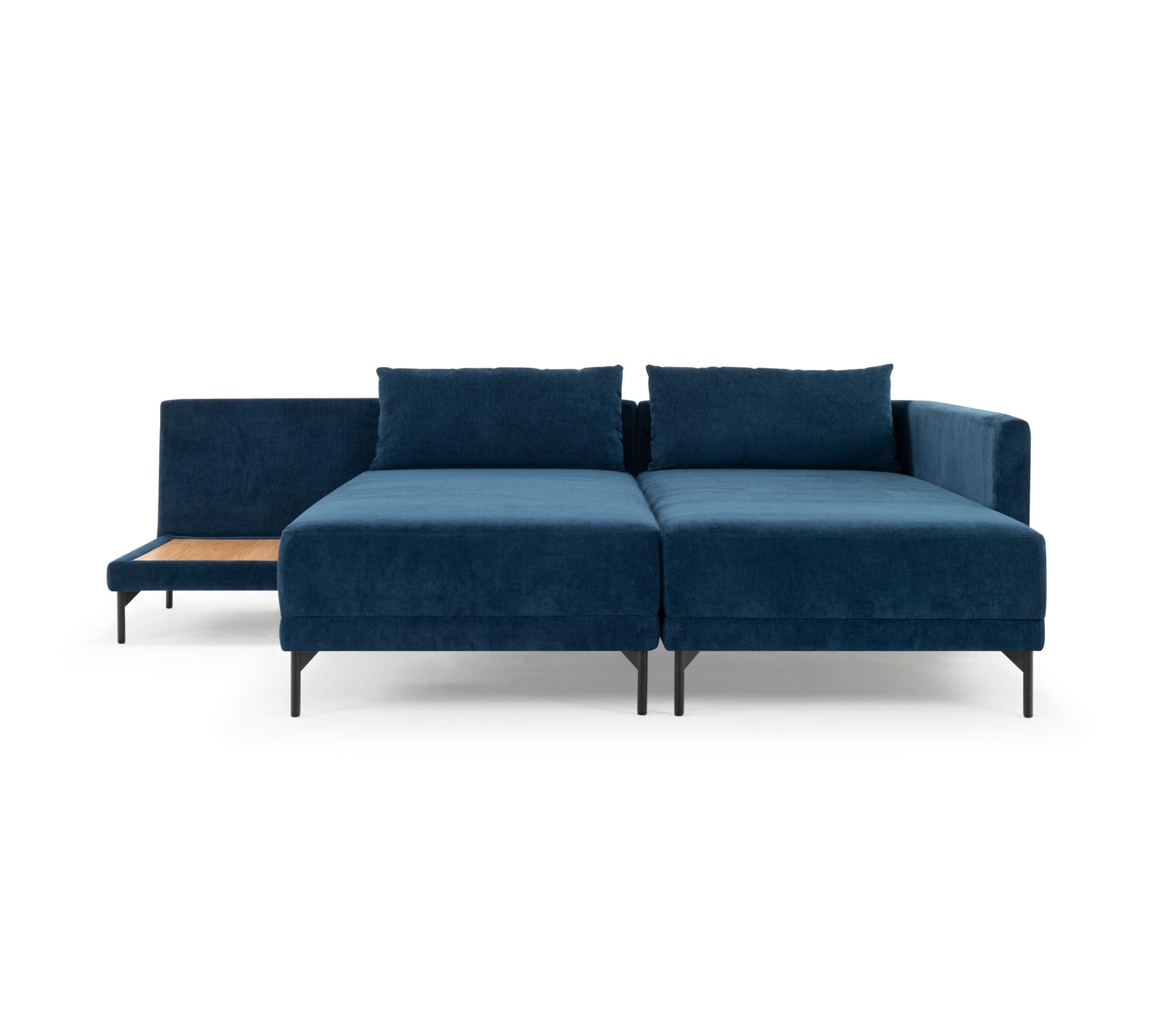 Vivica Schlafsofa Récamiere Rechts Planet Legion Blue