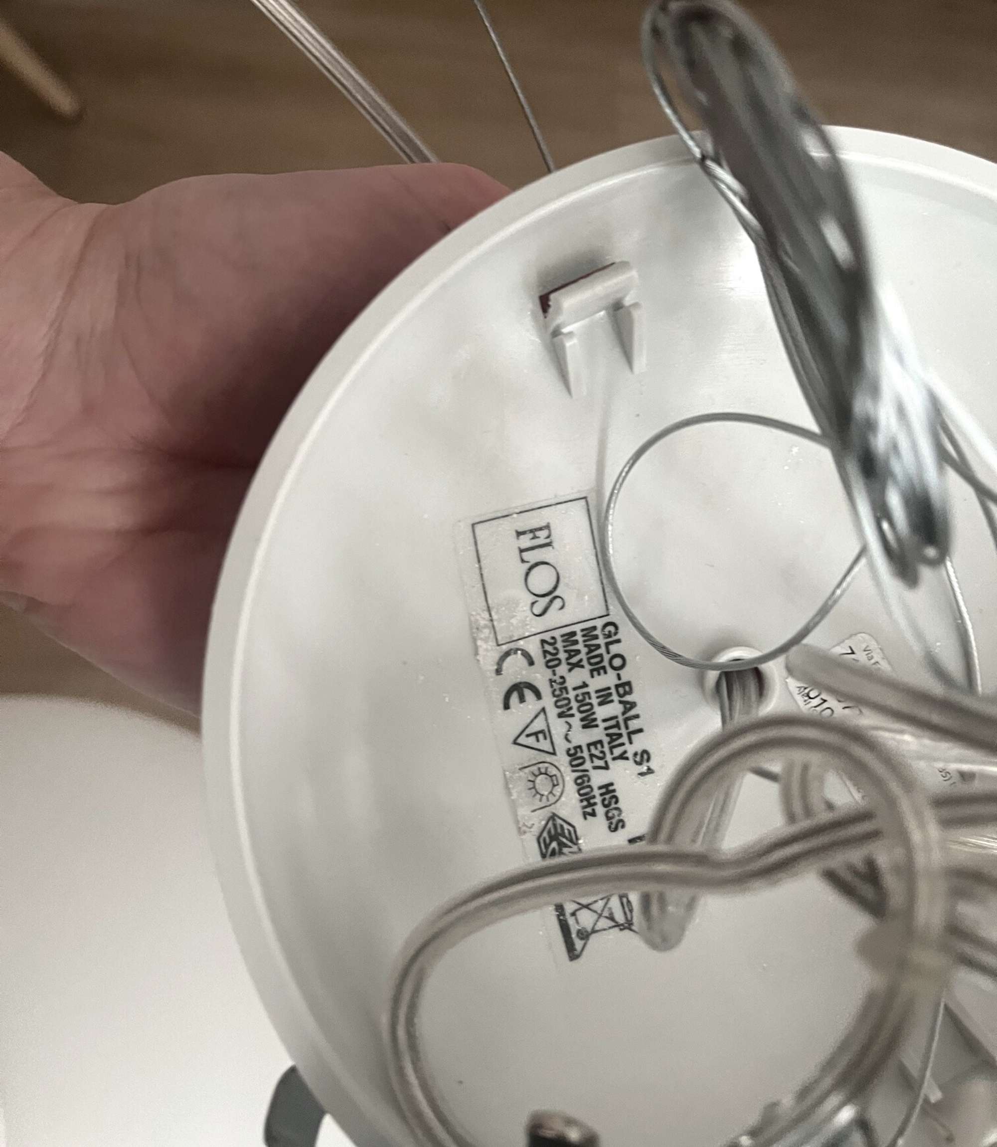 Glo Ball S2 Pendelleuchte Weiß