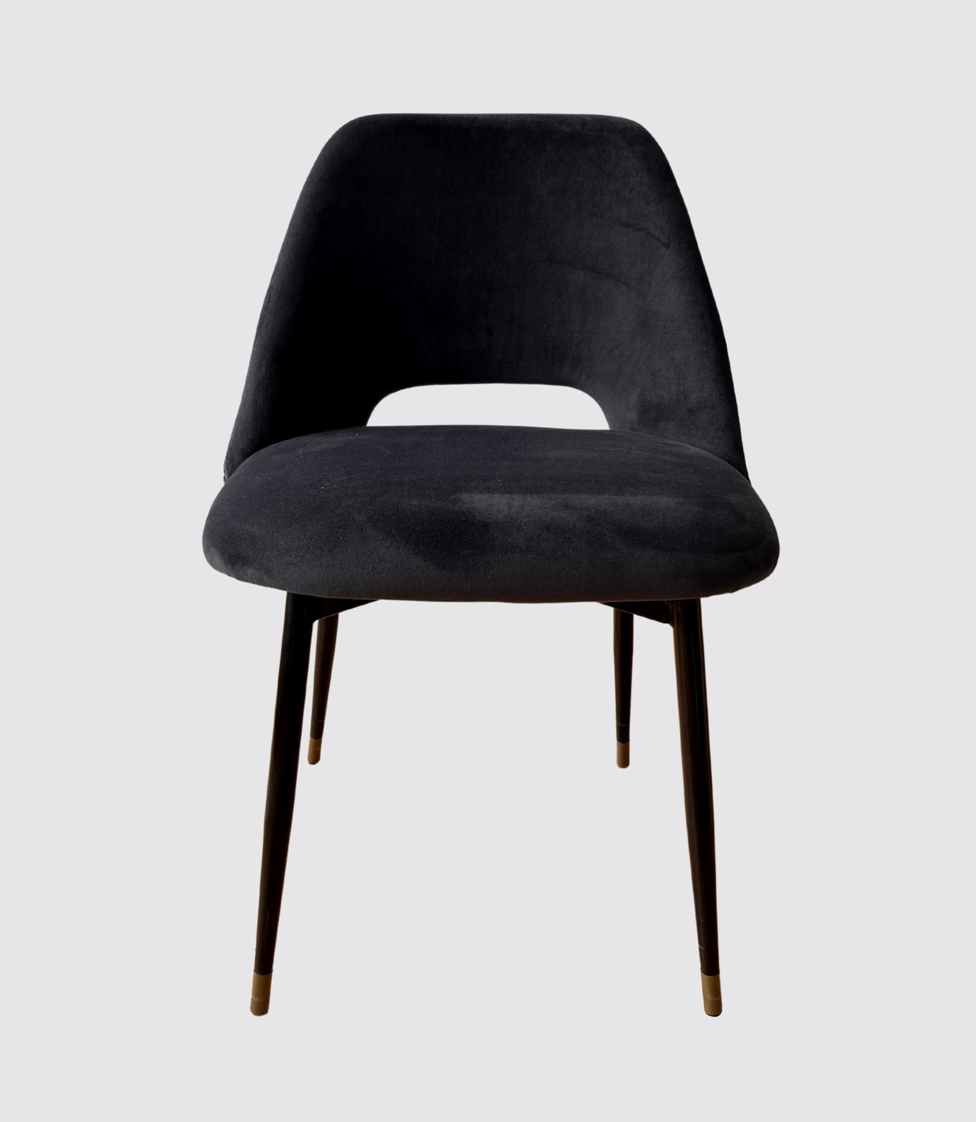Esszimmerstuhl Andrew Samt Navy 