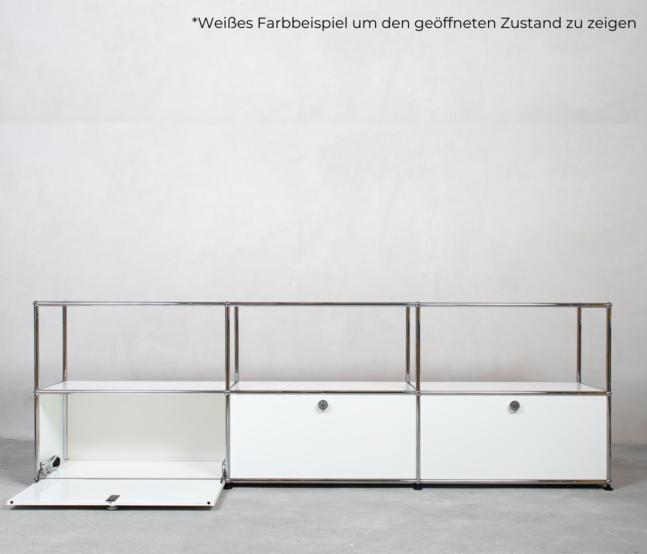 USM Haller Sideboard 3x2 Fächer offen Rubinrot