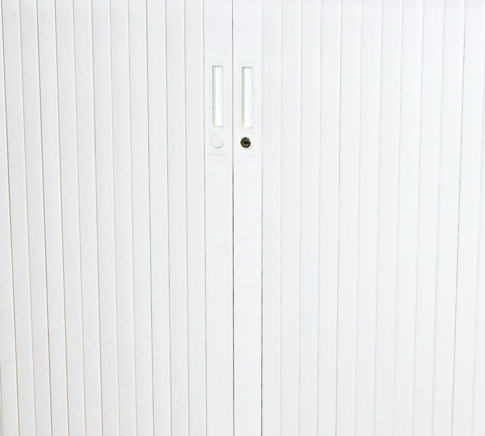 Verschließbarer Aktenschrank Weiß