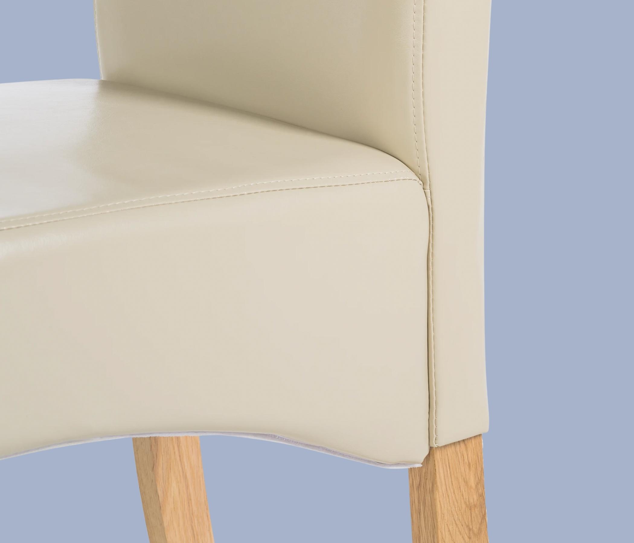 Polsterstuhl Nello I Creme 2er Set