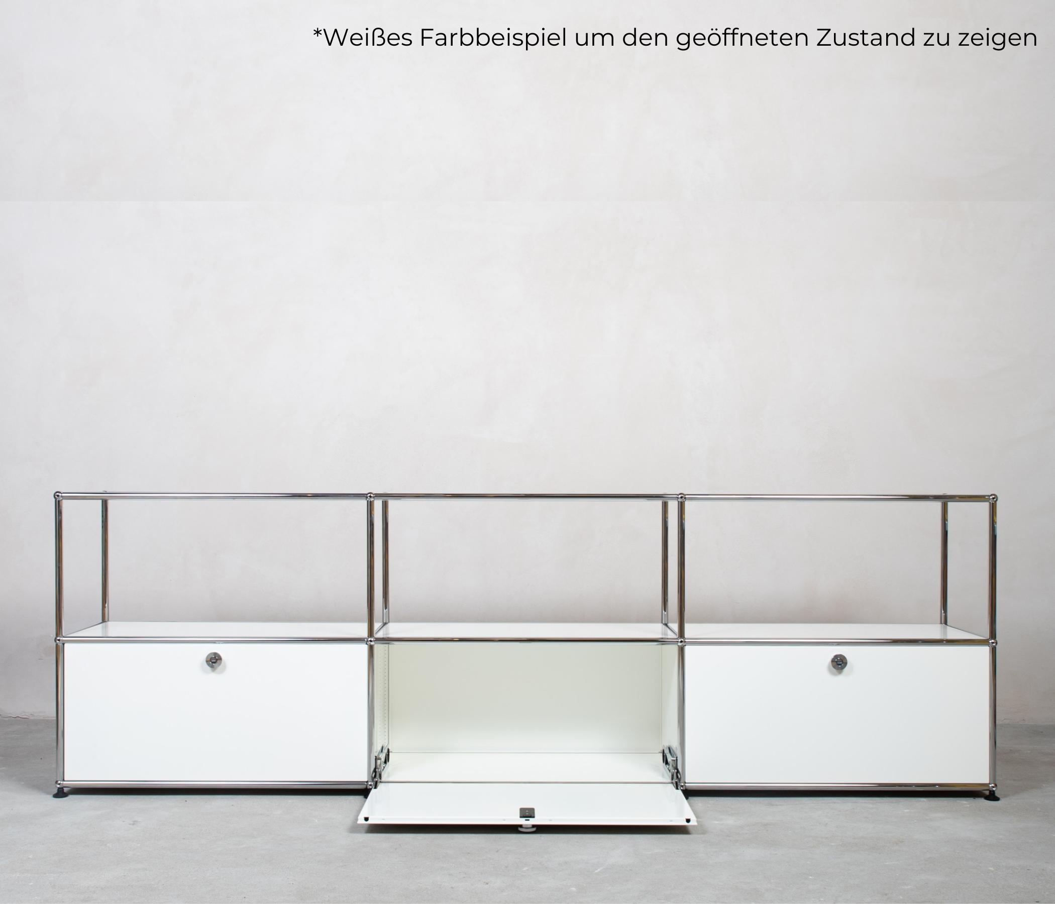 USM Haller Sideboard 3x2 Fächer offen Rubinrot