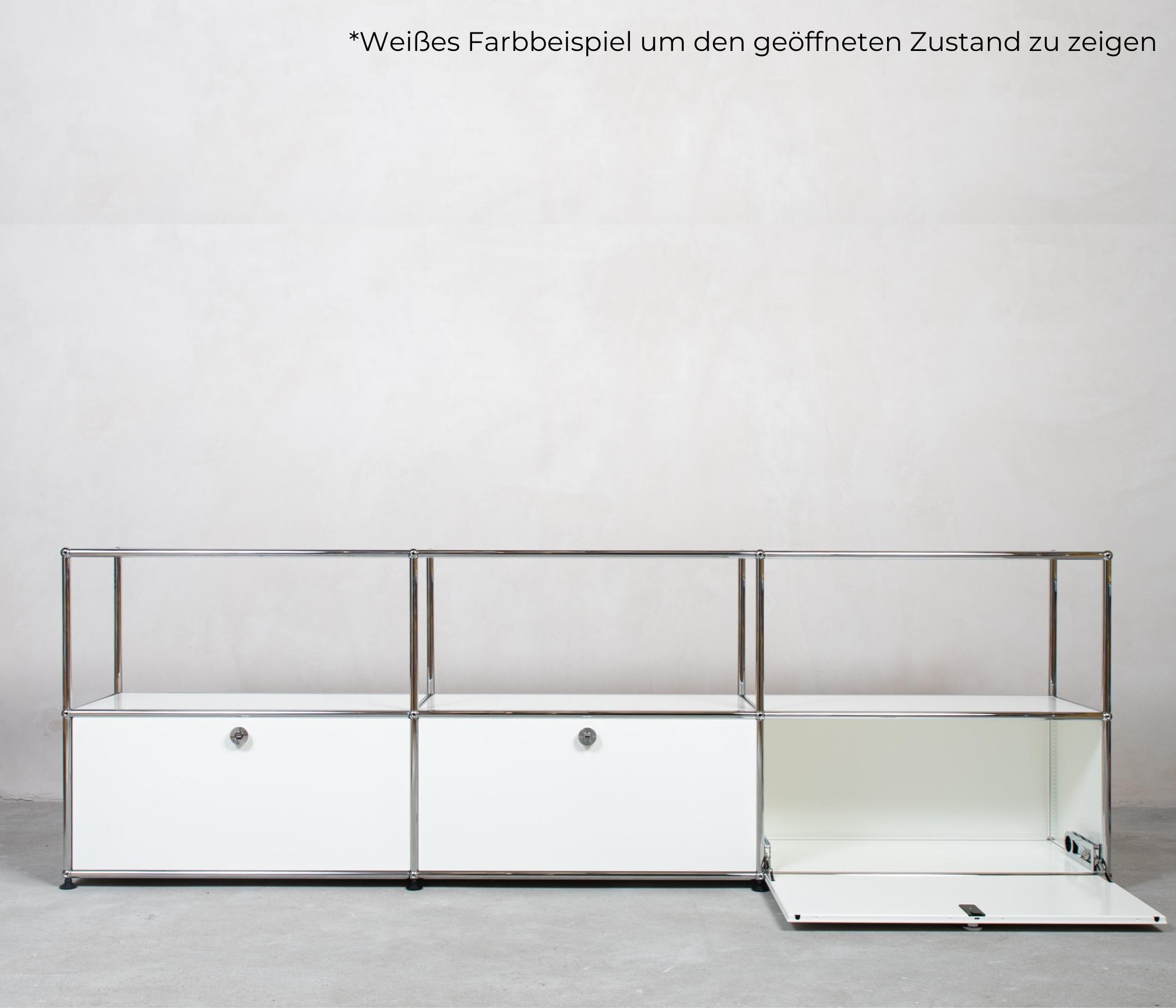 USM Haller Sideboard 3x2 Fächer offen Rubinrot