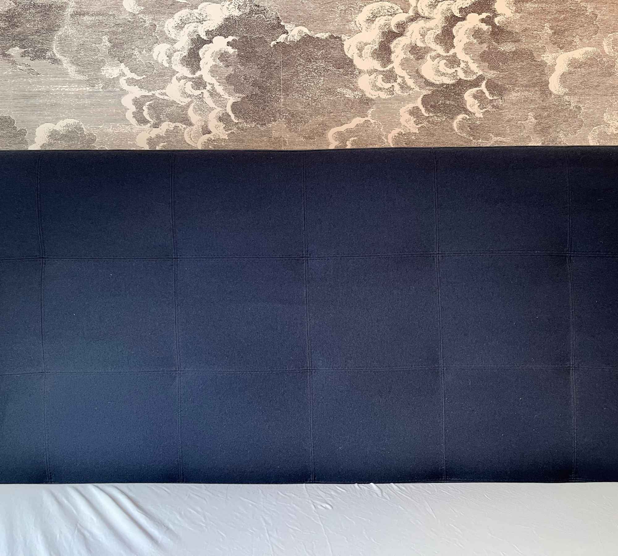 Mezzo Bett Lux Felt Bezug Blau inkl. Lattenrost