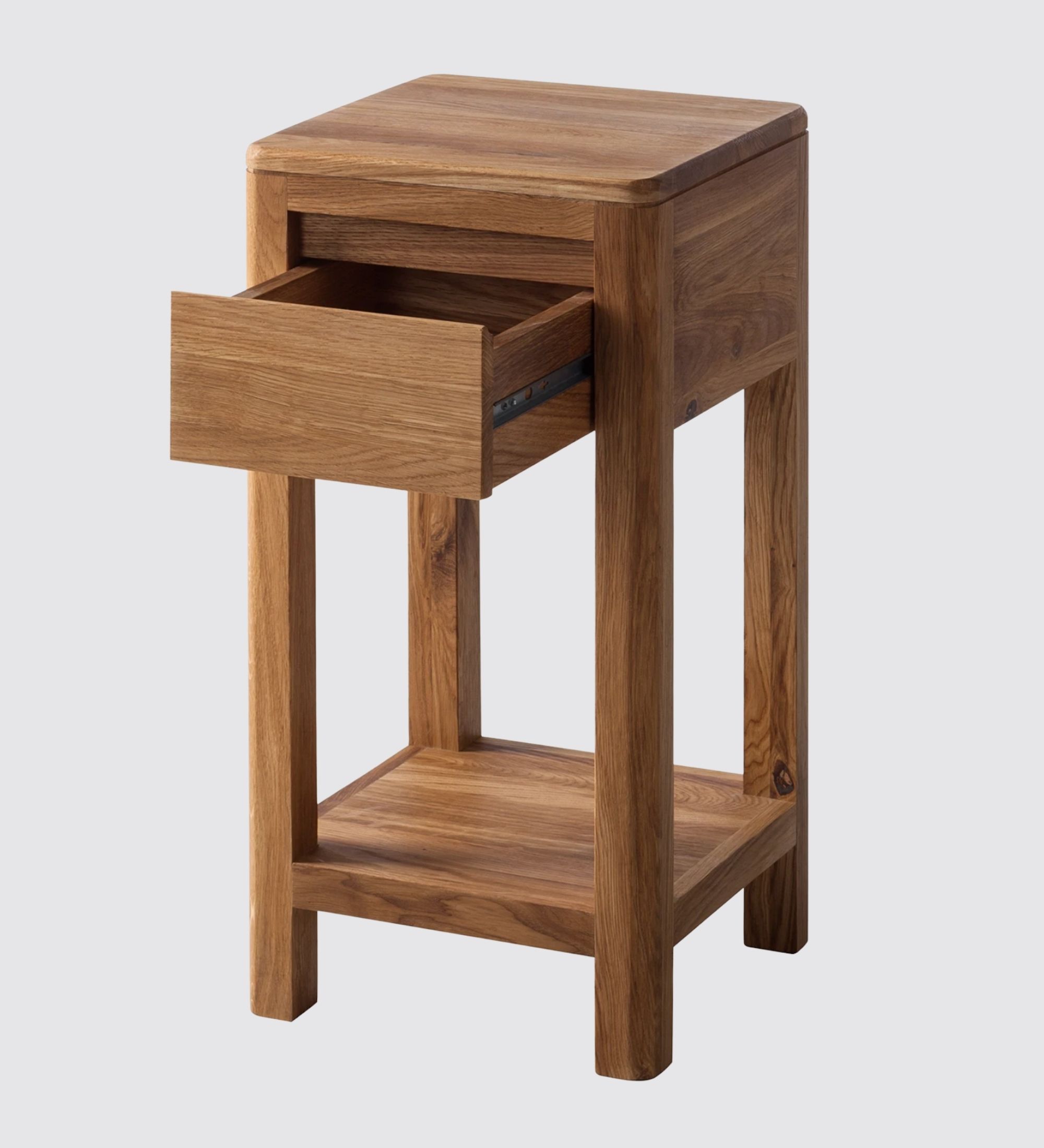 Beistelltisch Anamur I Eiche massiv Eiche Höhe: 60 cm