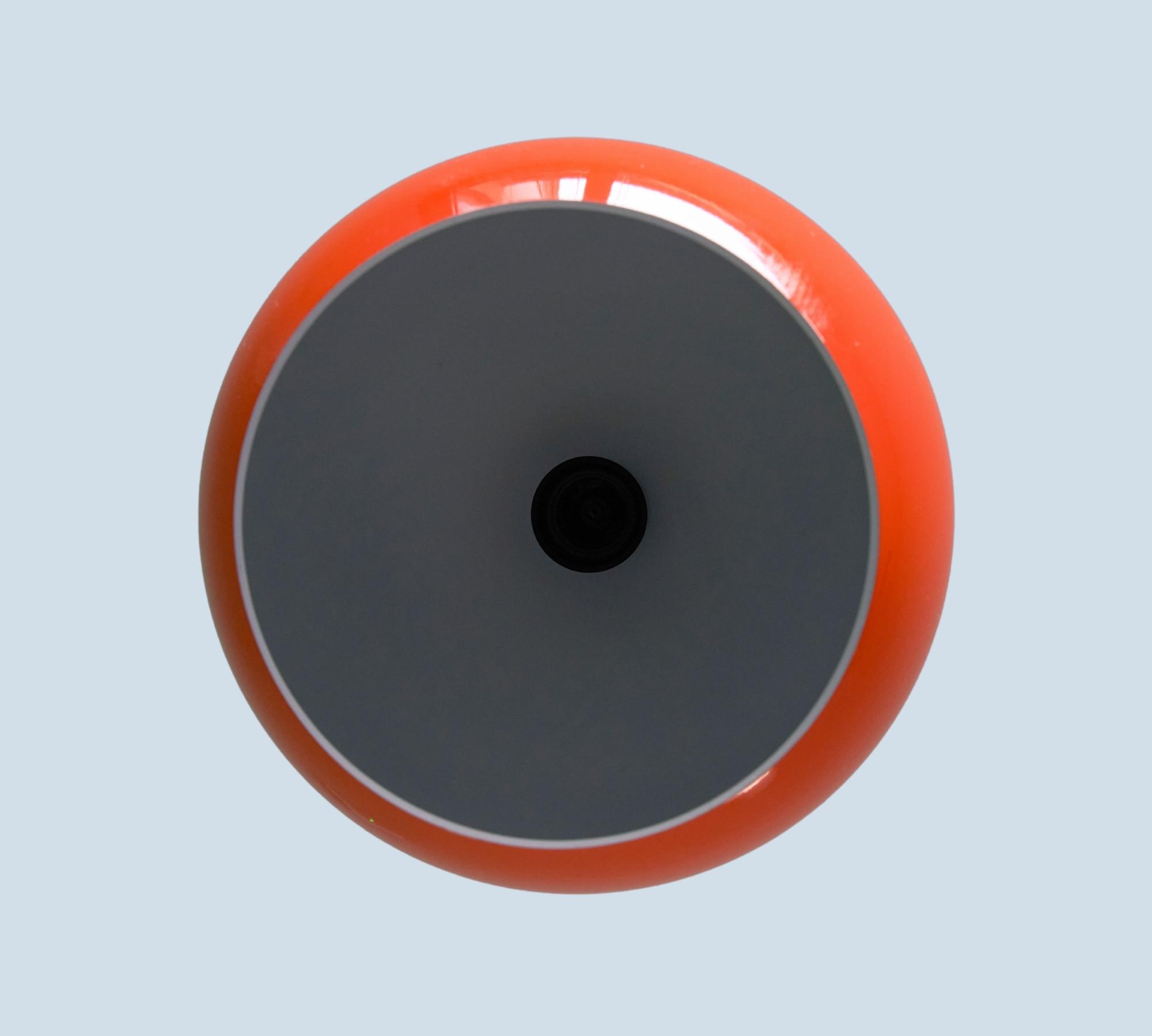 Runde Hängeleuchte Orange 