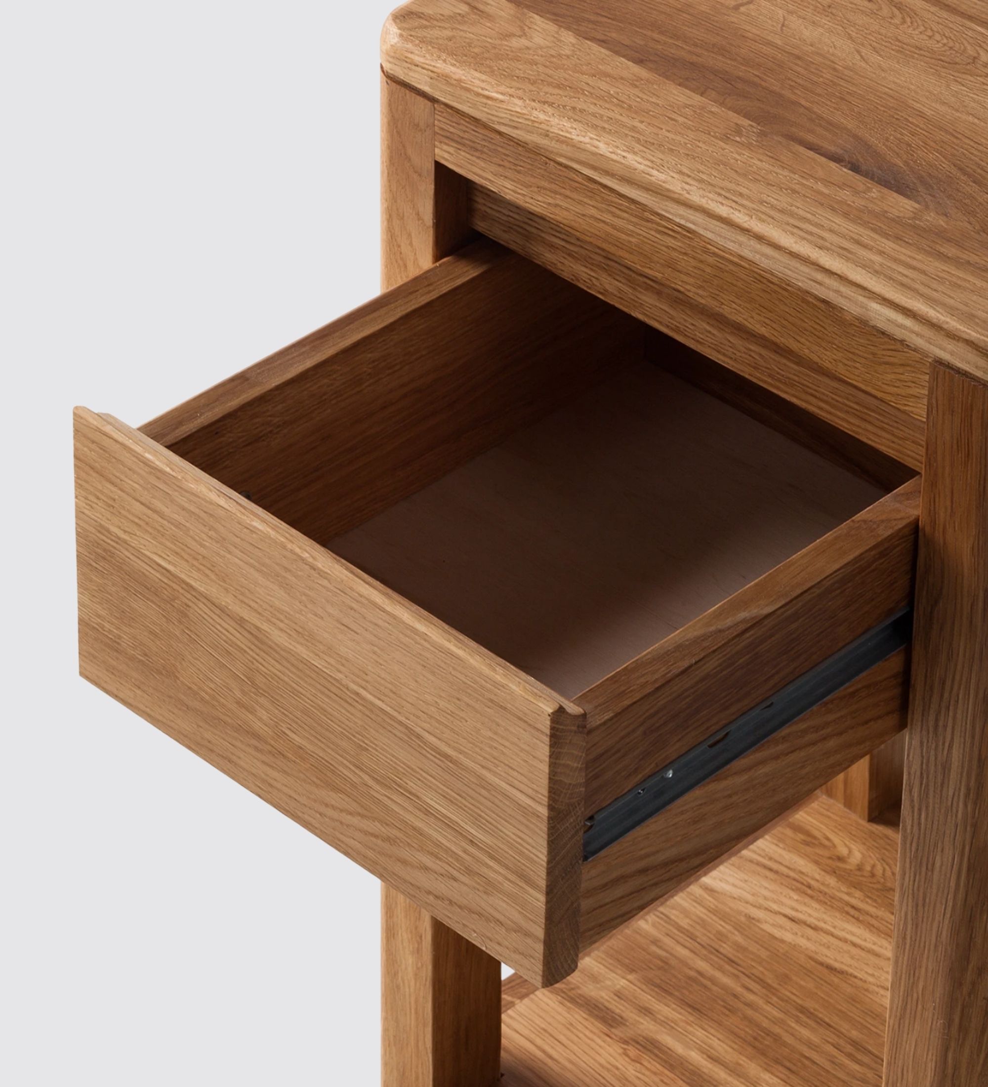 Beistelltisch Anamur I Eiche massiv Eiche Höhe: 60 cm