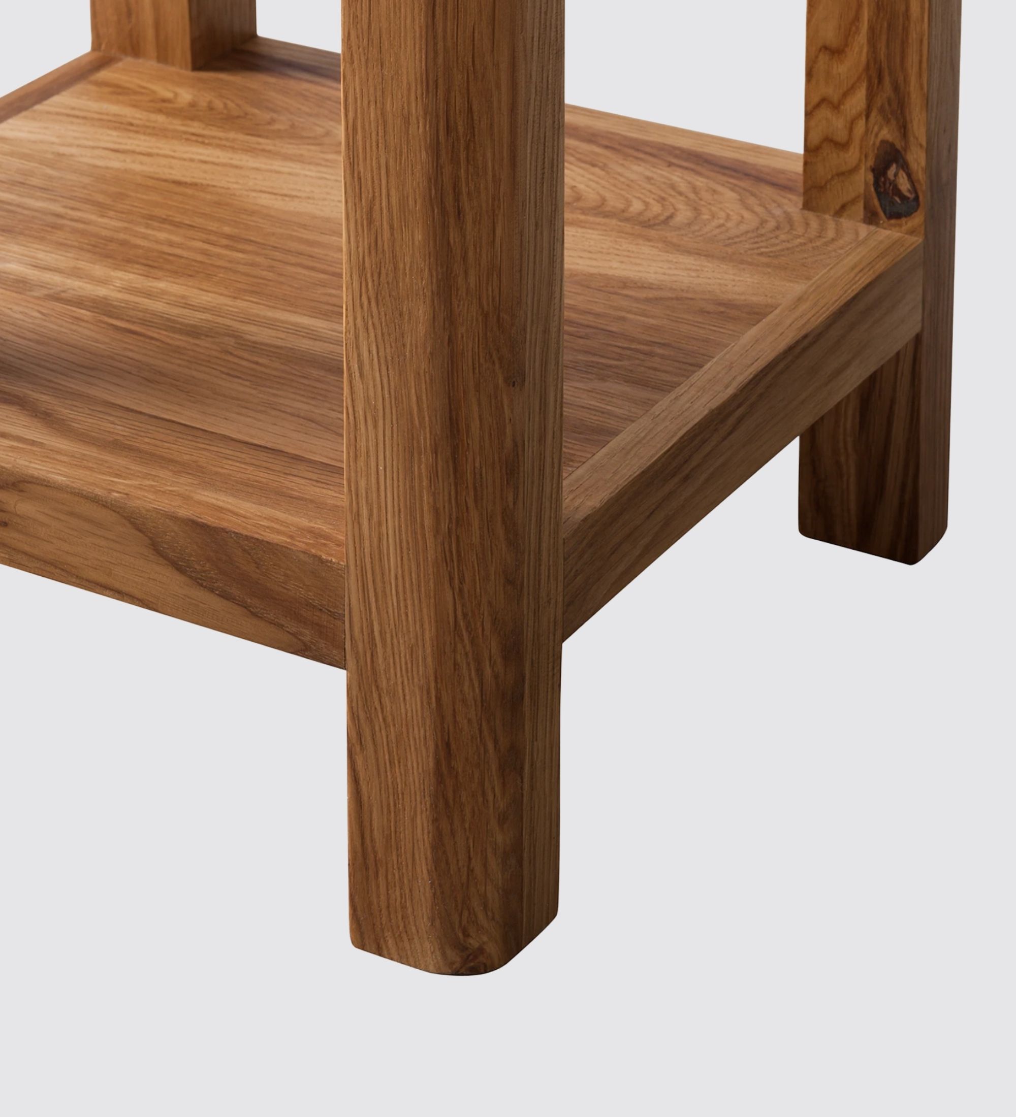Beistelltisch Anamur I Eiche massiv Eiche Höhe: 60 cm